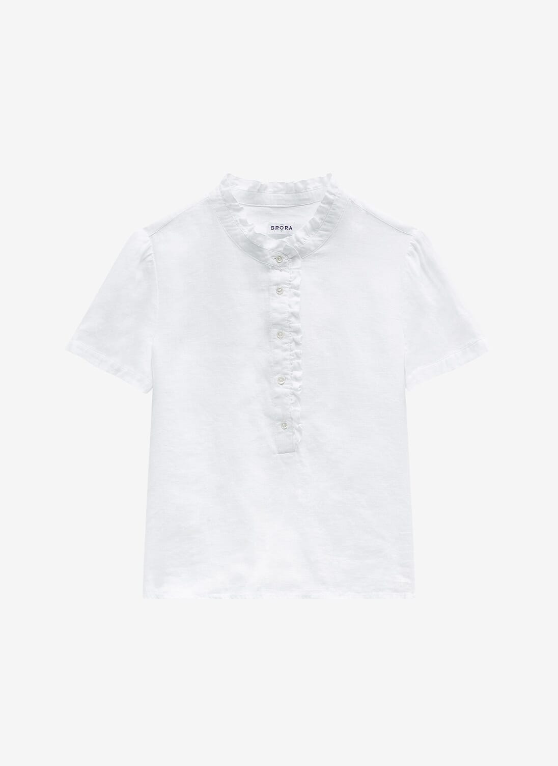 Linen Pie Crust Blouse Women's Shirts & Blouses Brora