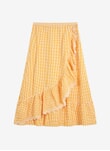 Sunflower Seersucker Gingham Skirt DS2198LB2128