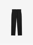 Black Wool Crepe Trousers DT1651EL1660