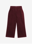 Claret Pull On Corduroy Trousers DT9165FL9052