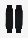 Black Cashmere Ribbed Legwarmers NLQ46/A900