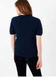 French Navy Cashmere Classic T-Shirt CWPJ3A6021