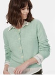Moonlight Cashmere Guernsey Cardigan WPC775C0016