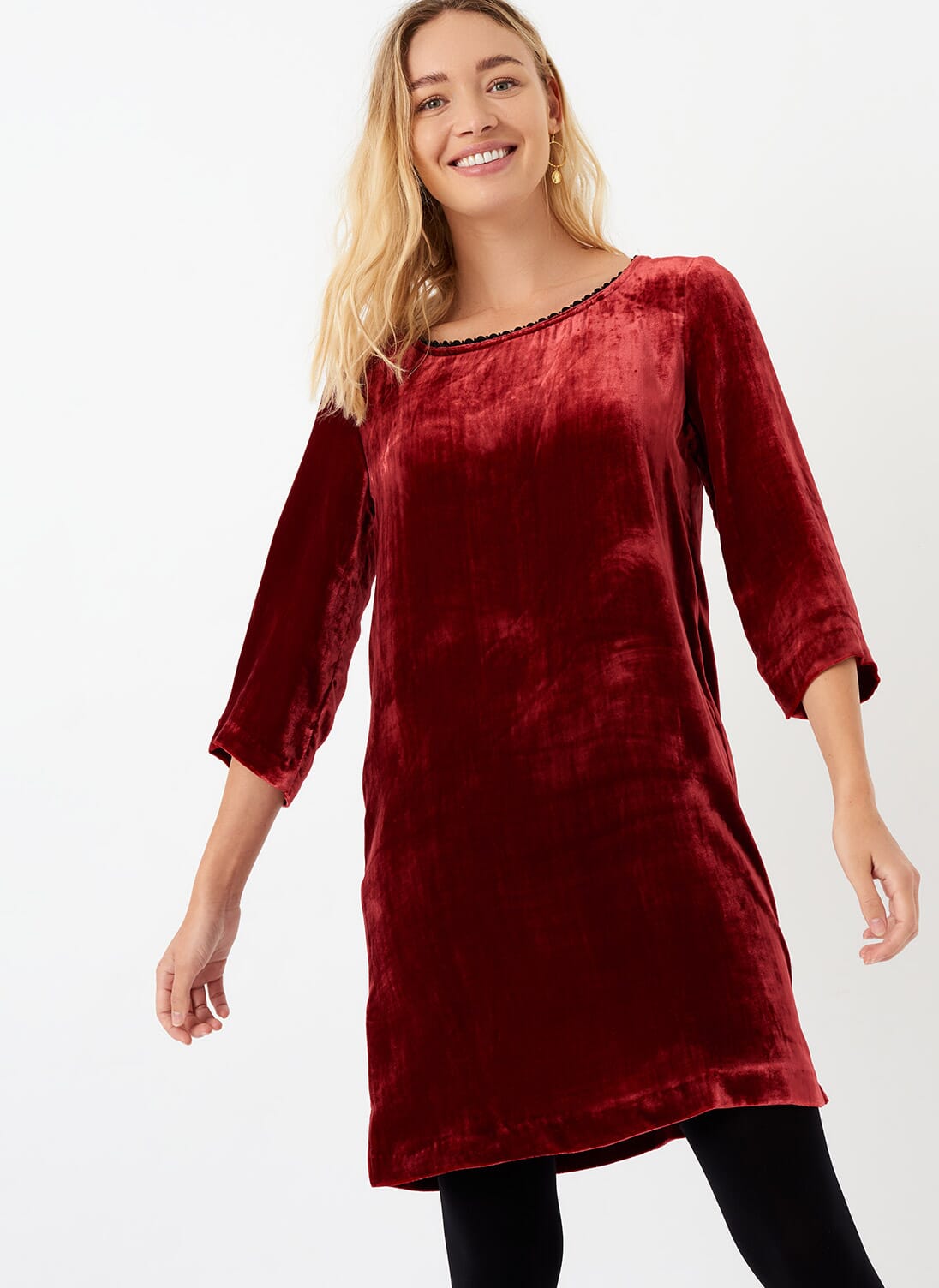 Brora shop velvet dress