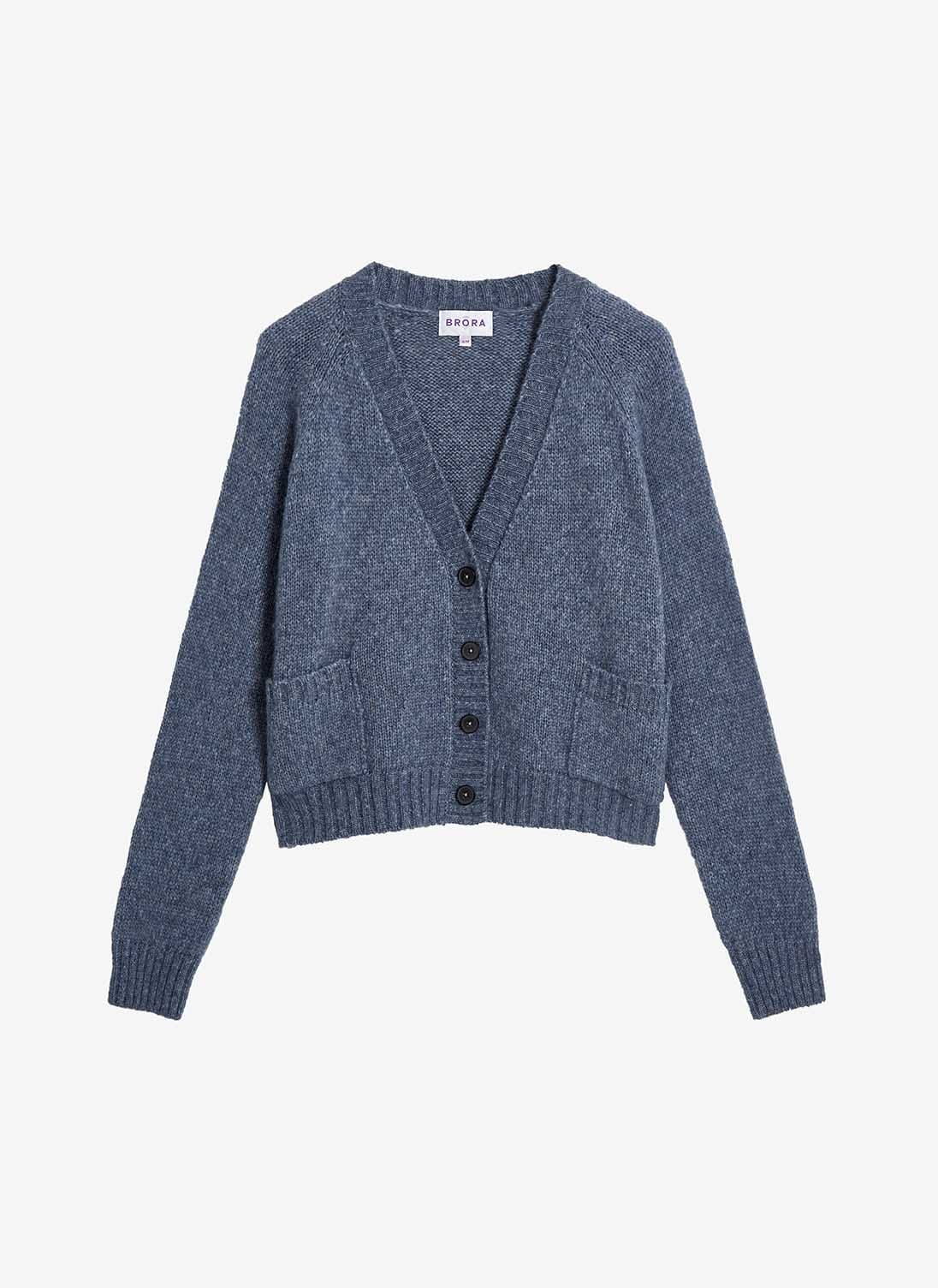 Nimbus Alpaca Boxy V Neck Cardigan Women s Cardigans Brora