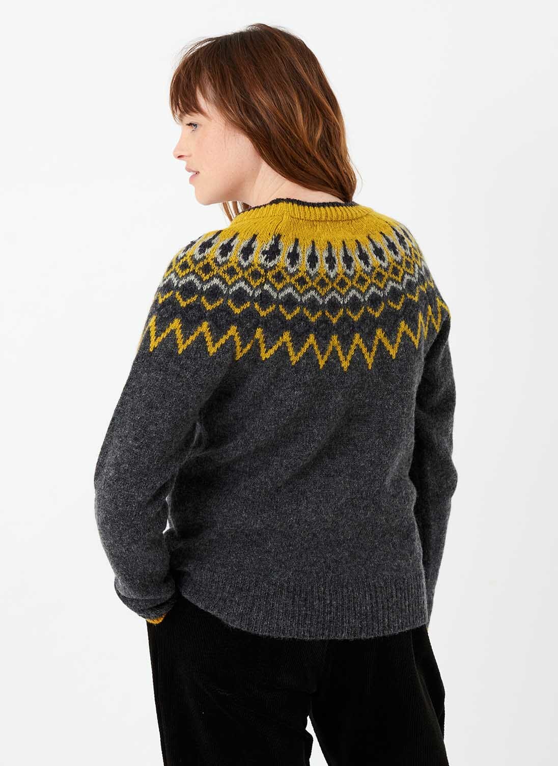 Mustard fair isle jumper clearance