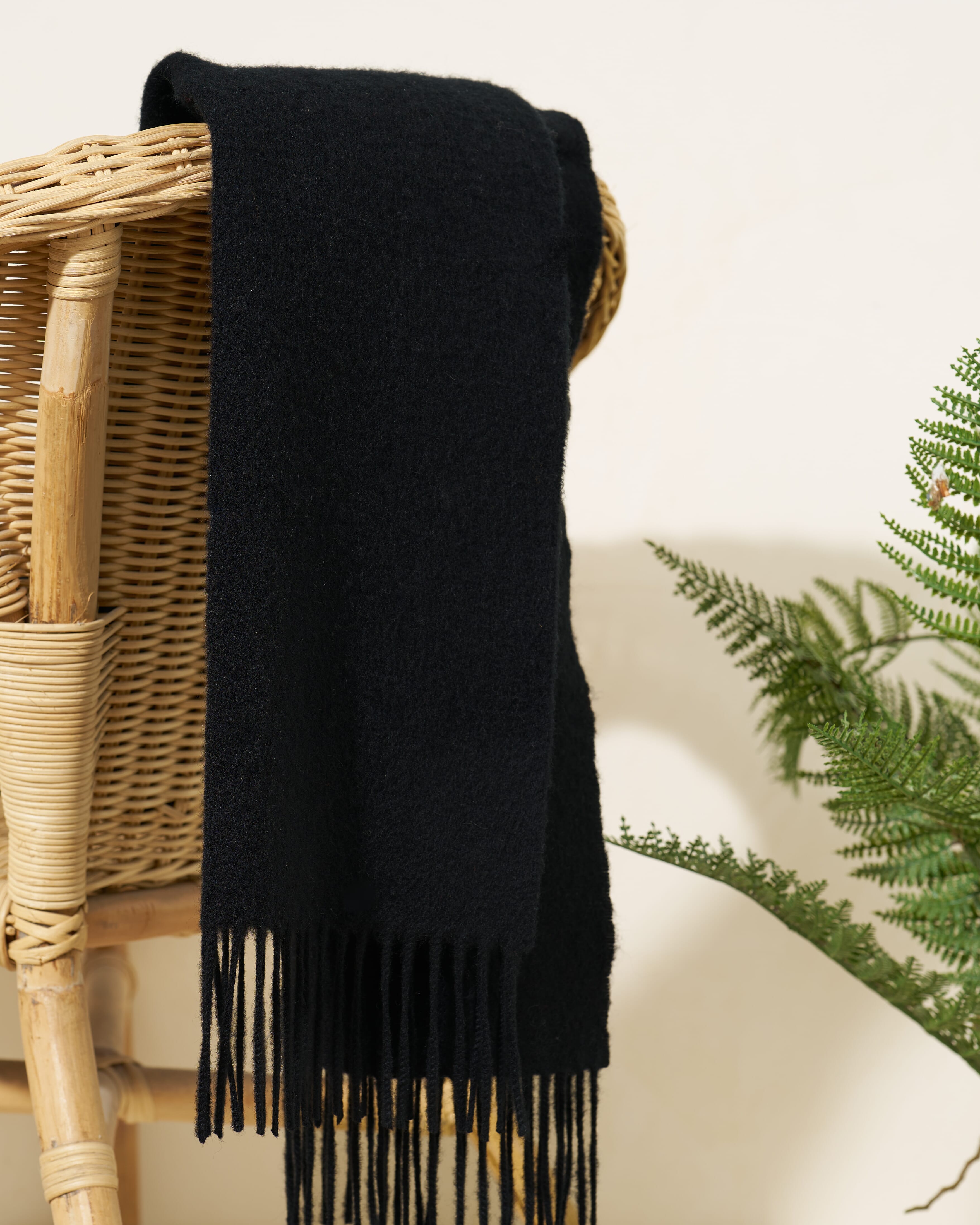 Brora Cashmere Scarf Black