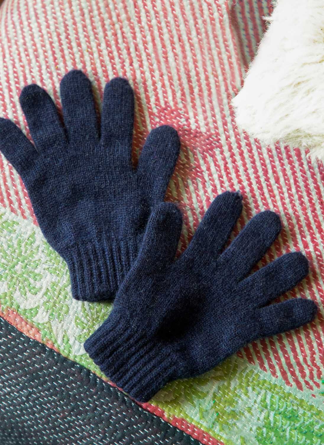 Children s Cashmere Gloves French