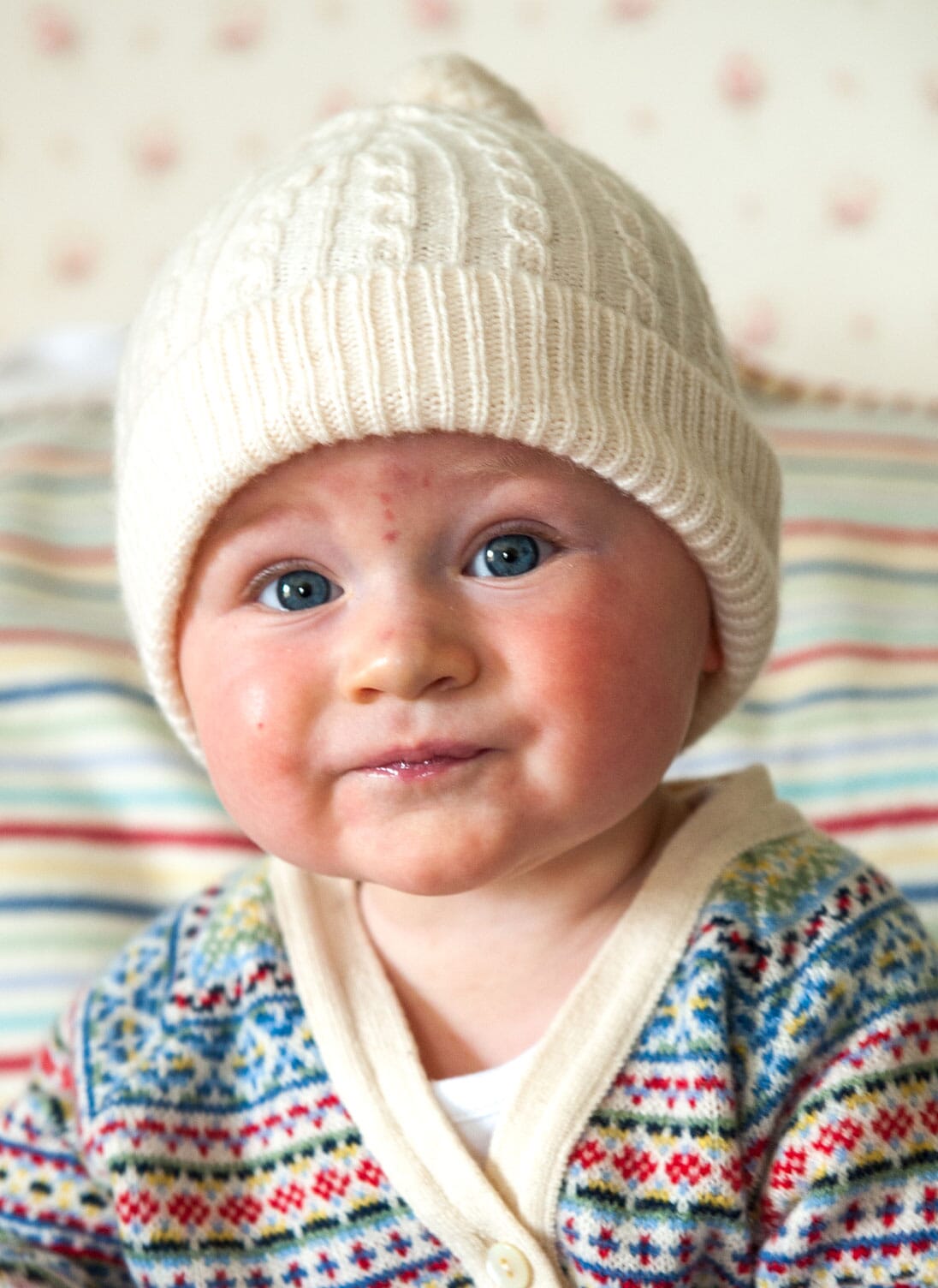 Cashmere Pom Pom Hat Winter