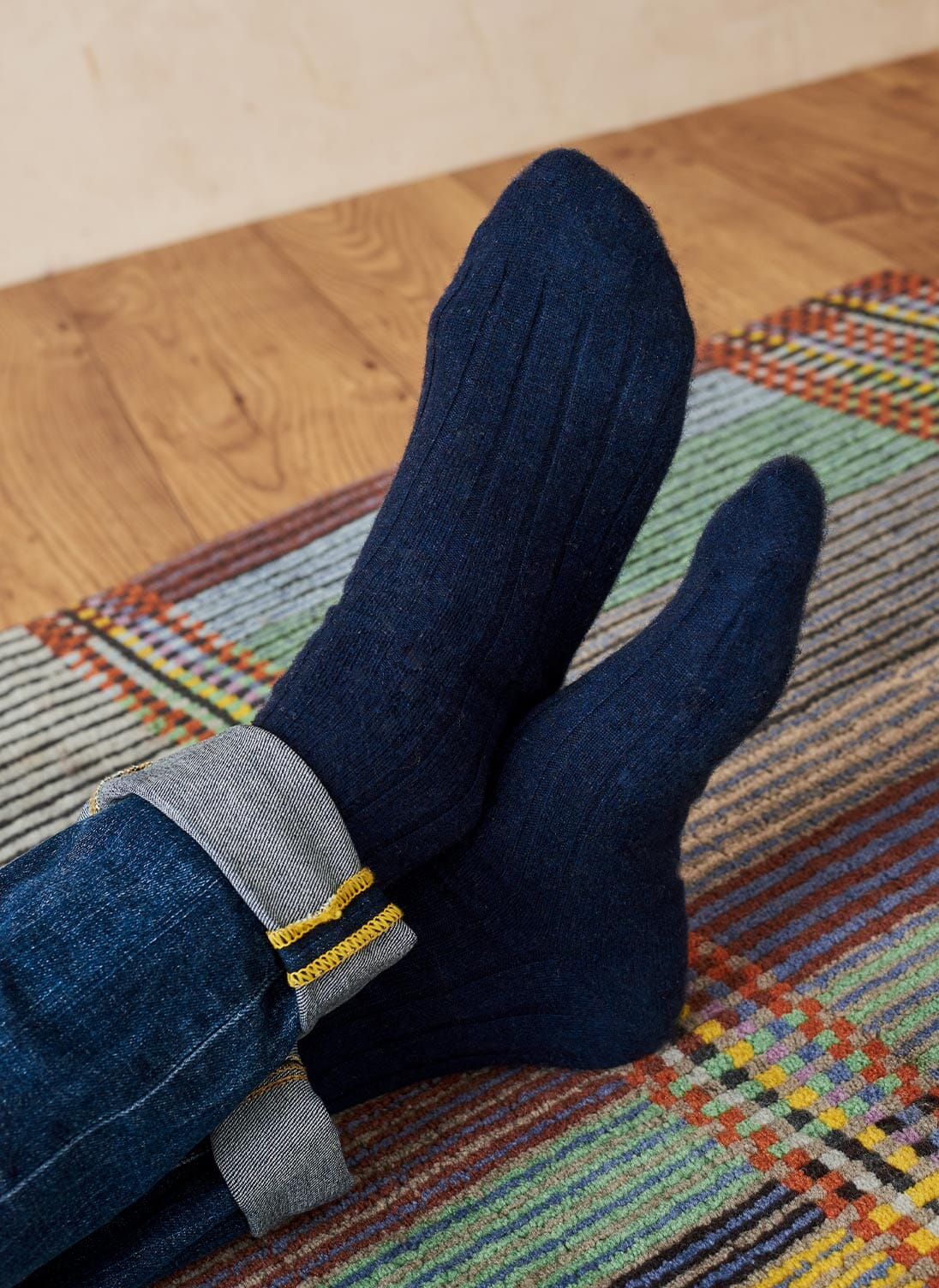 Men s Cashmere Socks French