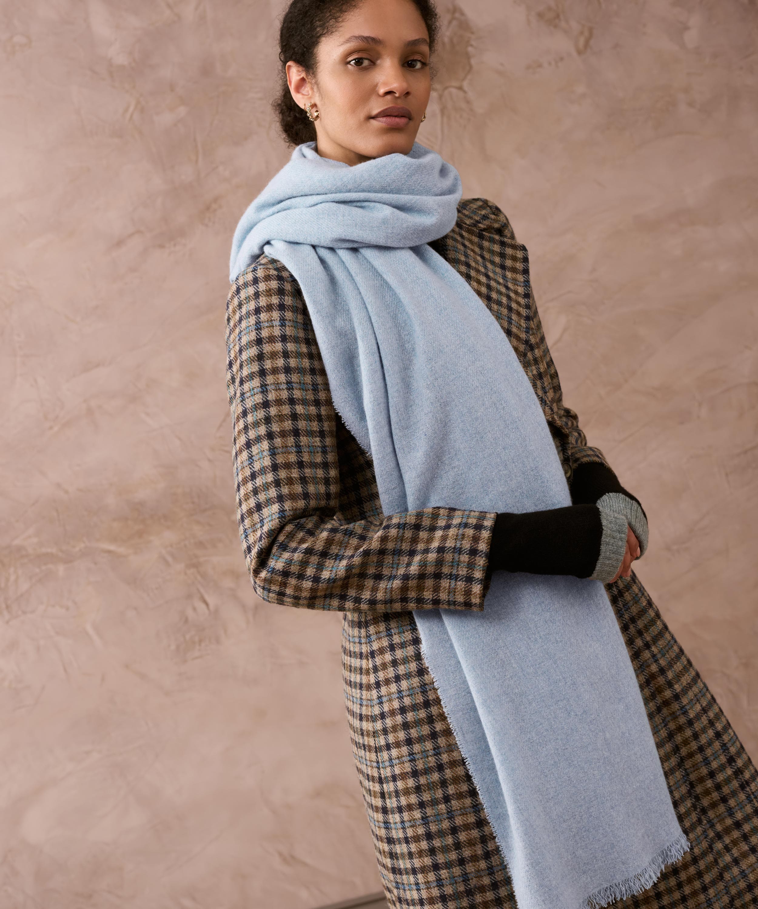 Brora Cashmere Stole Nimbus