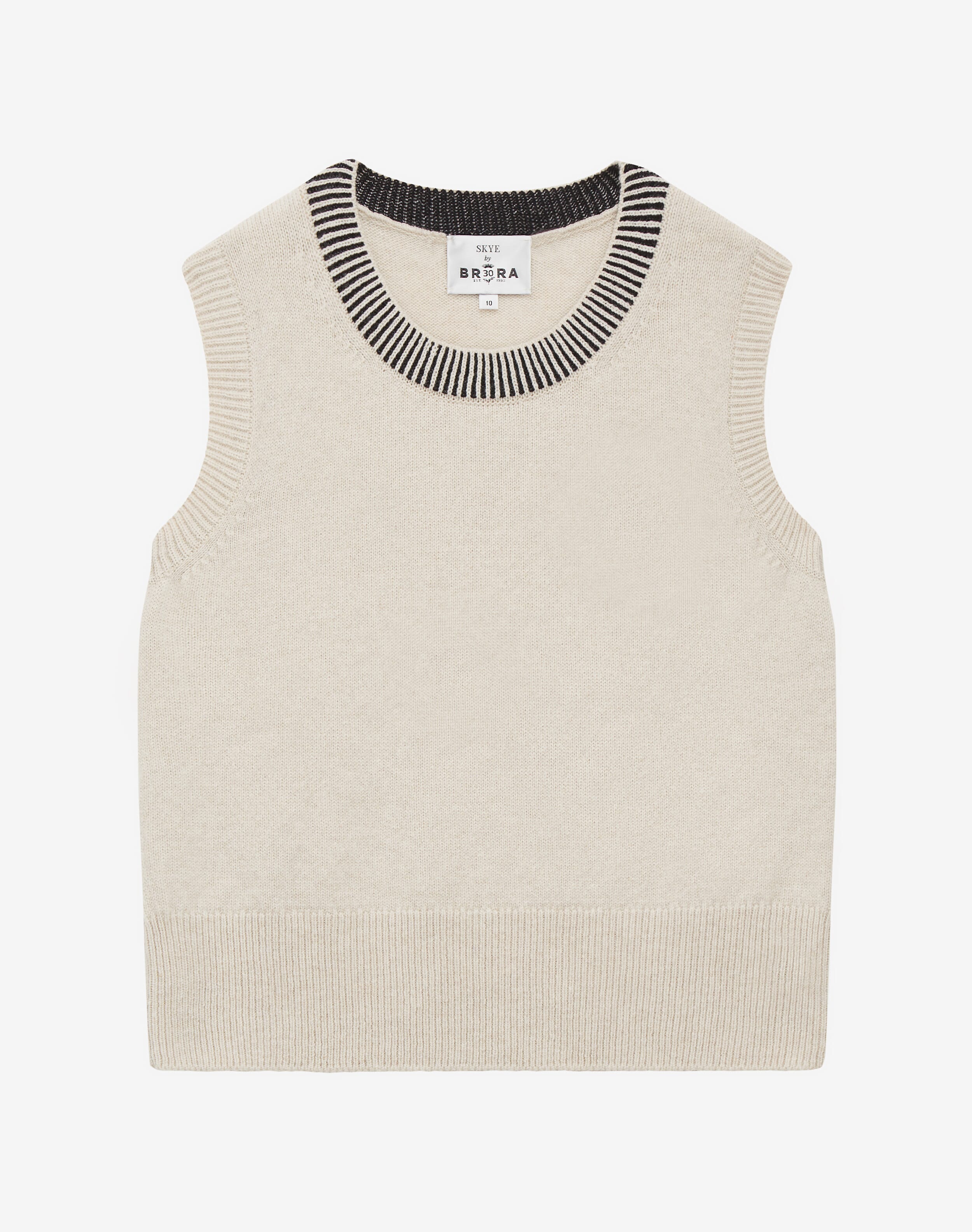 White Lambswool Tank | Women's Tanks | Skye by Brora