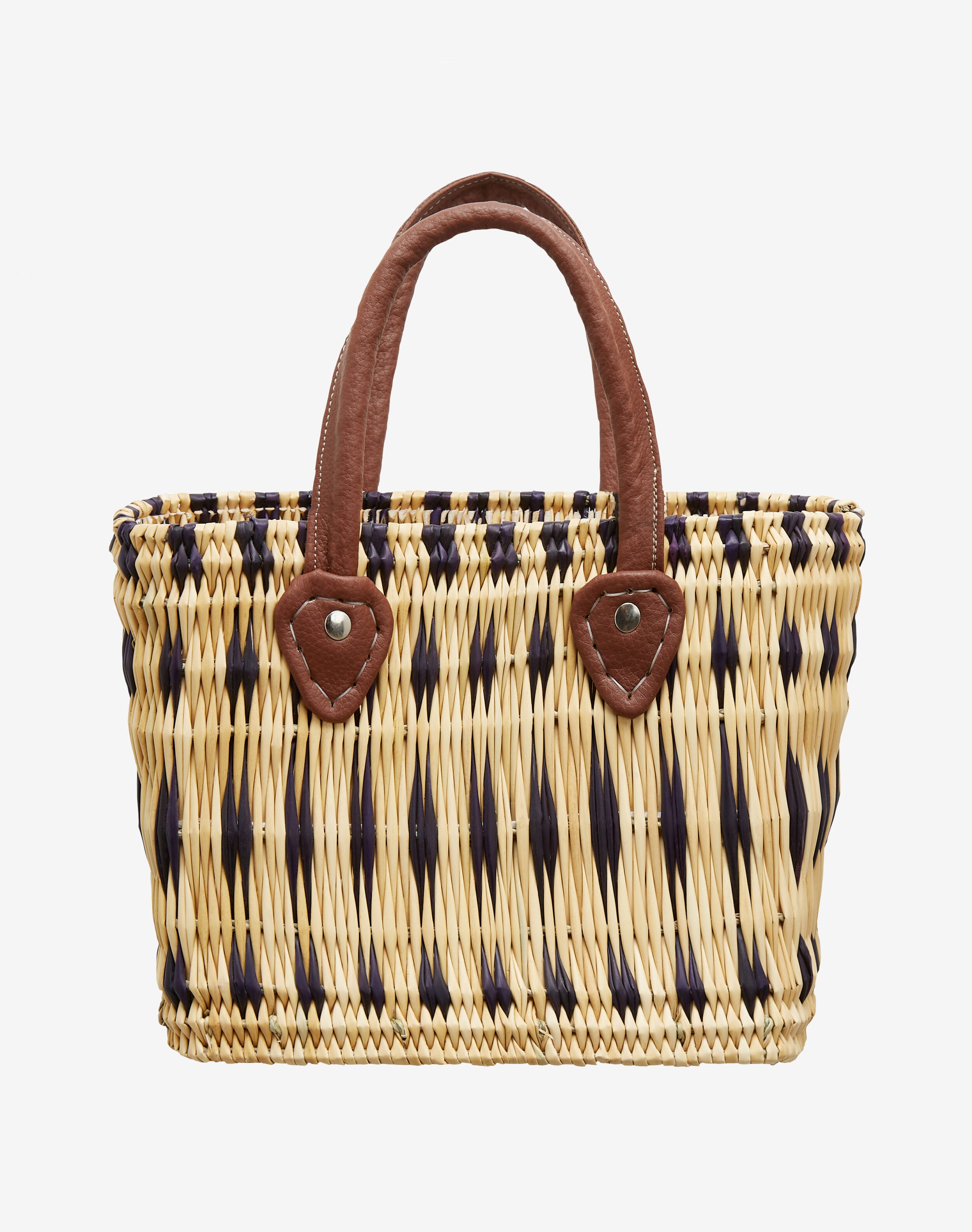 Handmade Raffia Basket in Natural Holiday Shop Brora