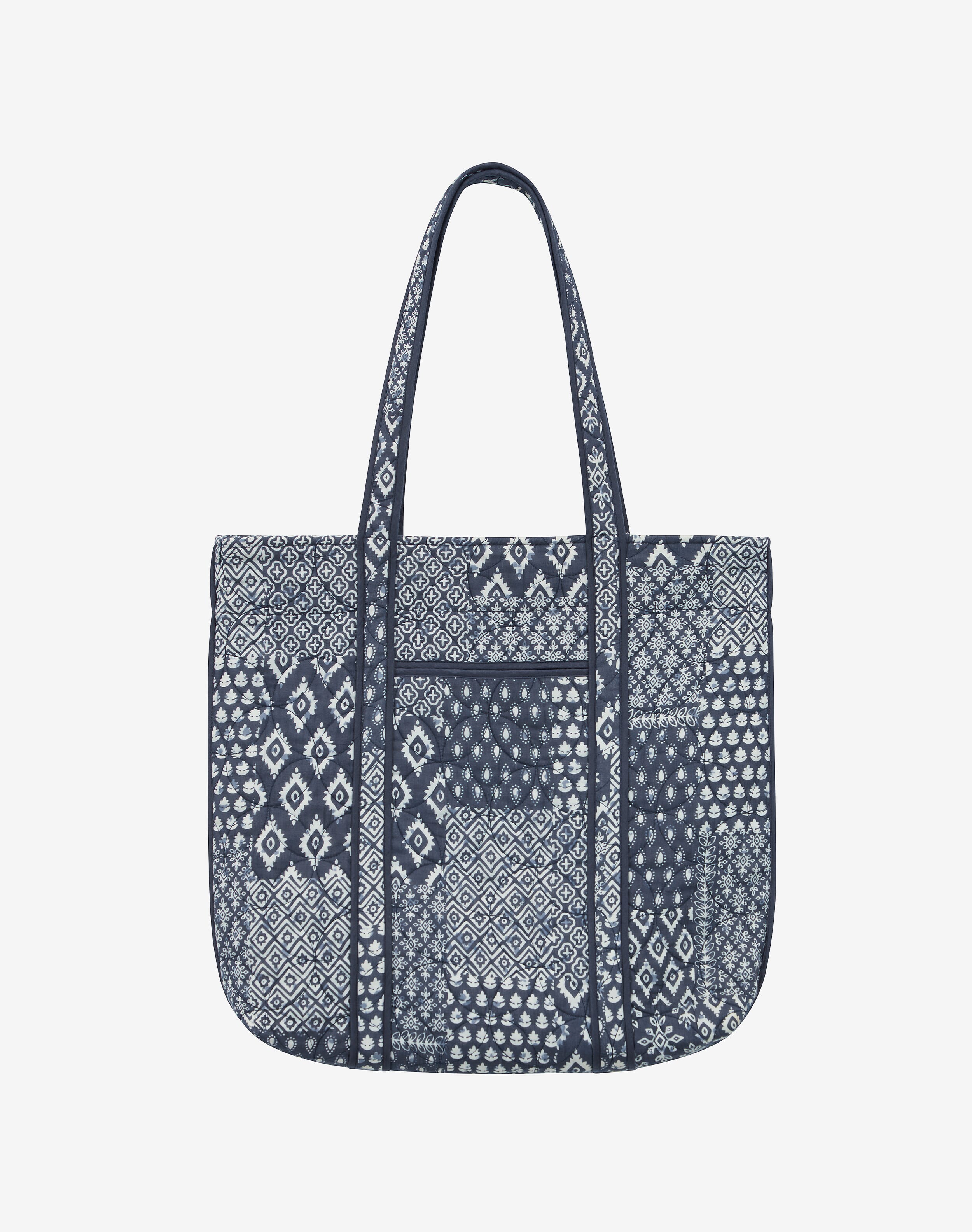 Blue Cotton Quilted Tote Bag | Accessories | Brora Fashion
