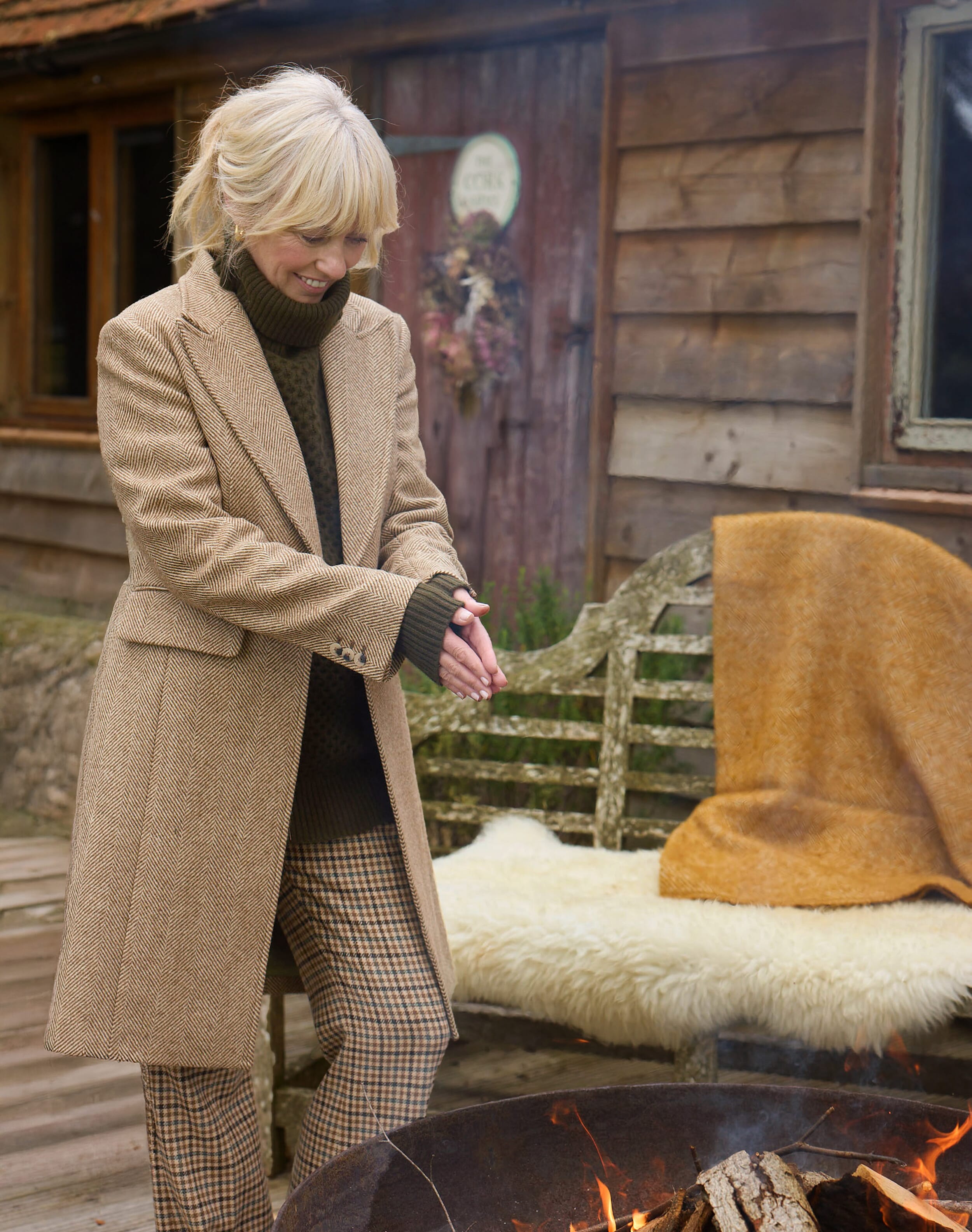 Brora Cashmere Ribbed Jacket