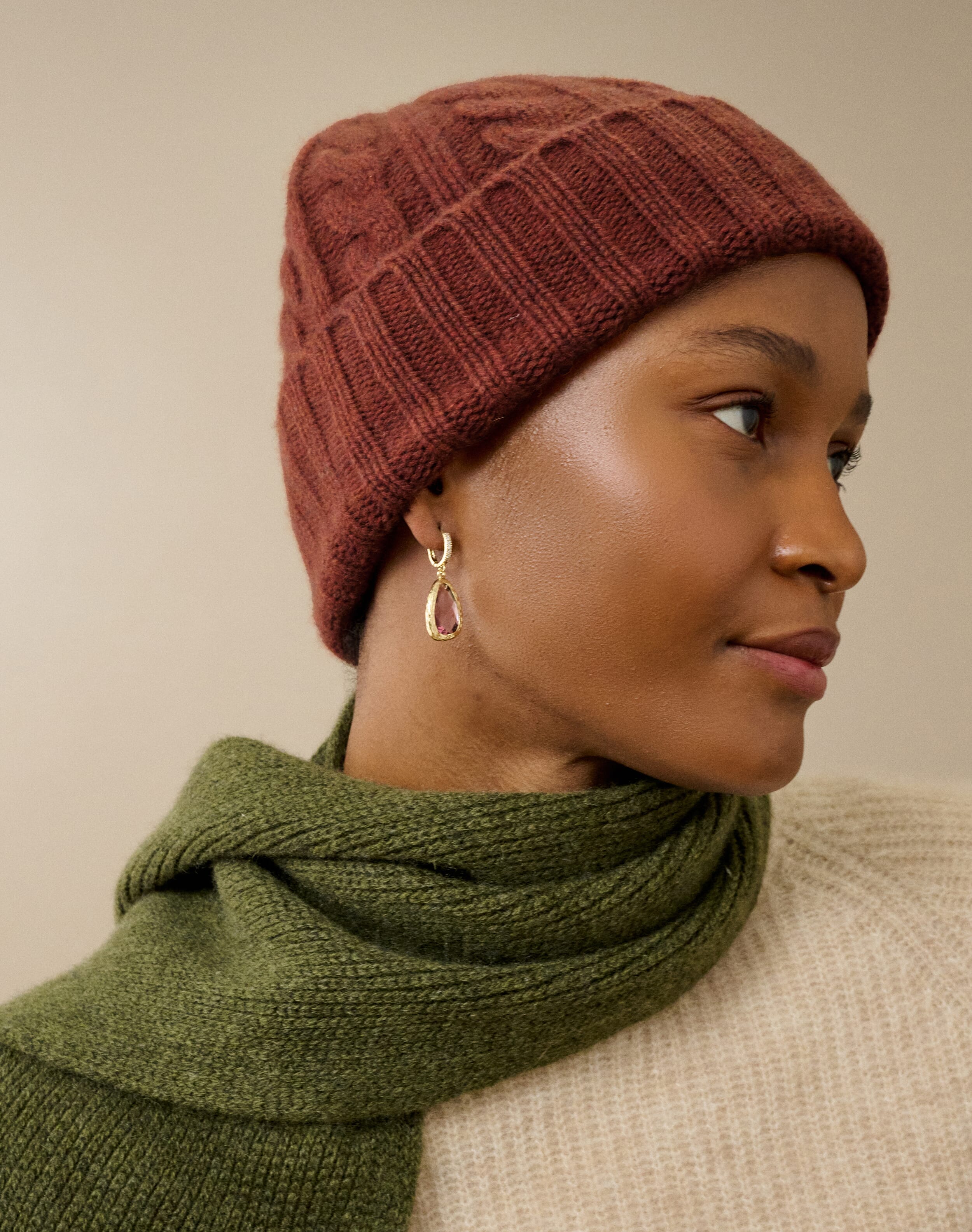 Brora Liberty Print Organic Cotton Shirt Jade ditsy