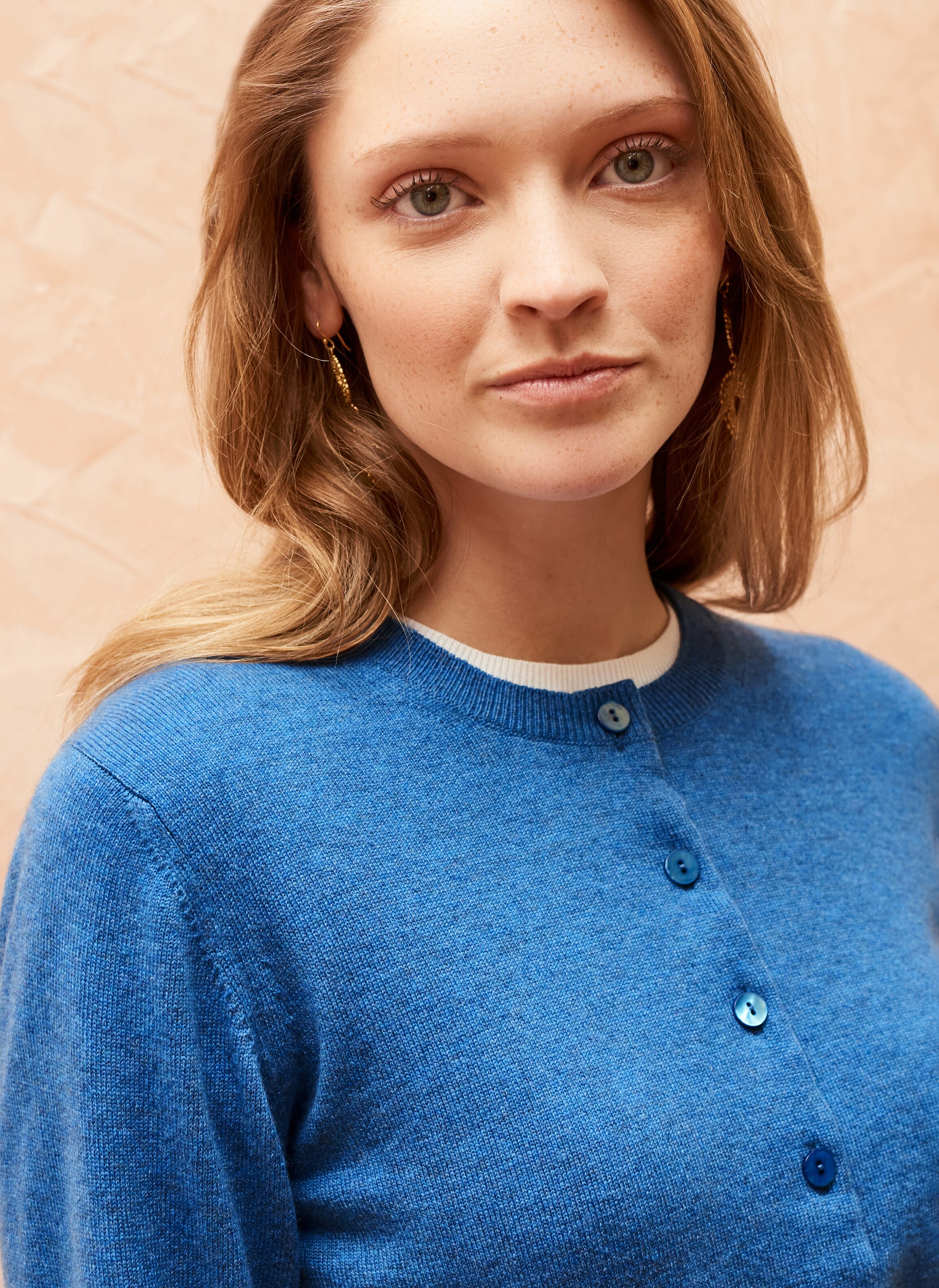 Lapis Women's Cashmere Modern Classic Cardigan | Brora UK