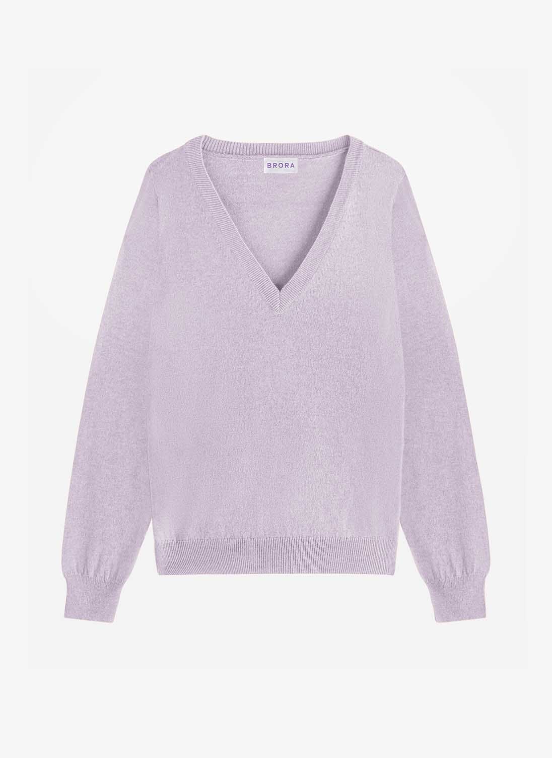 Brora good cashmere v neck sweater