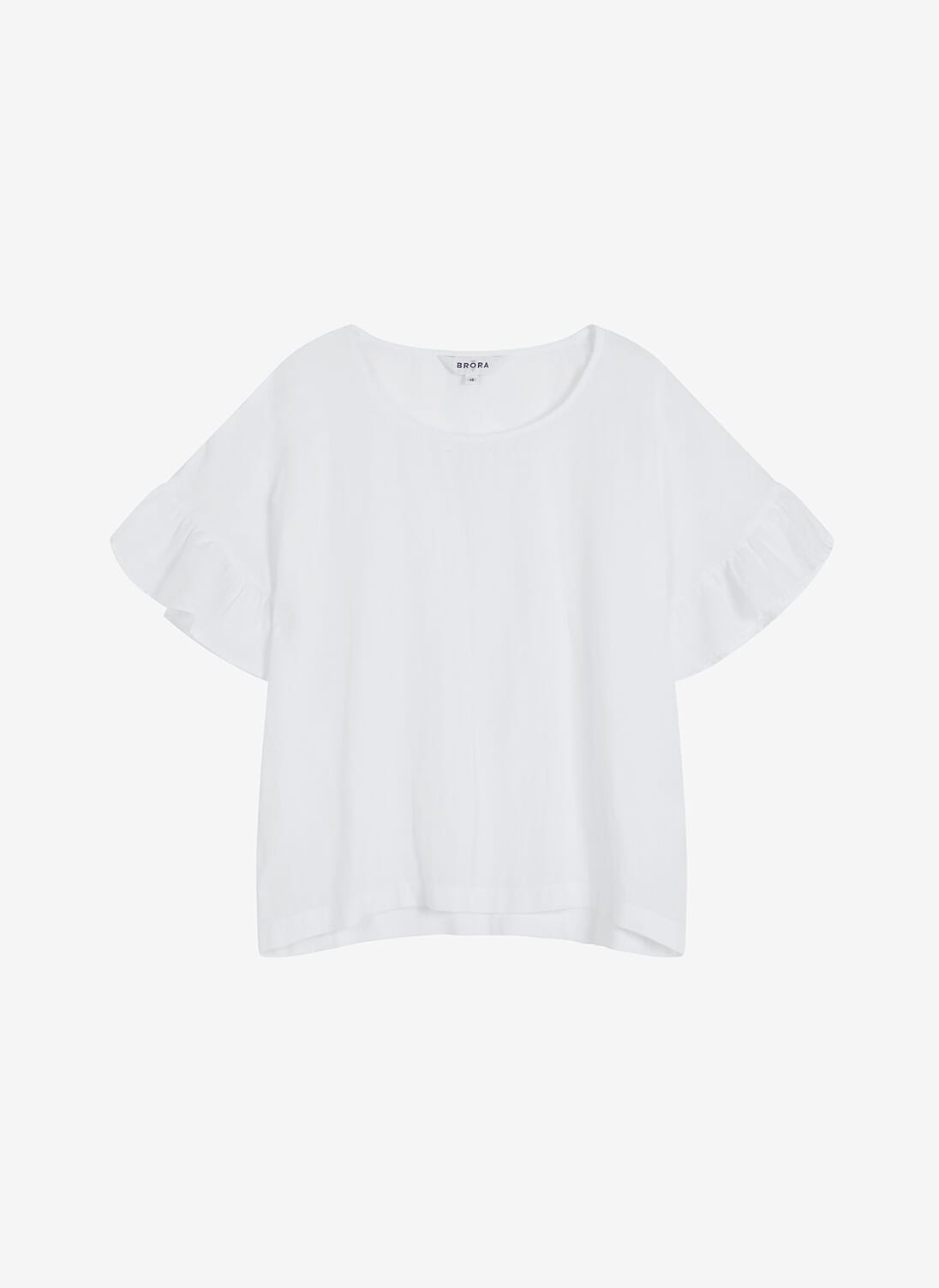 SHELL PRINT SOFT FINE LINEN BLOUSE
