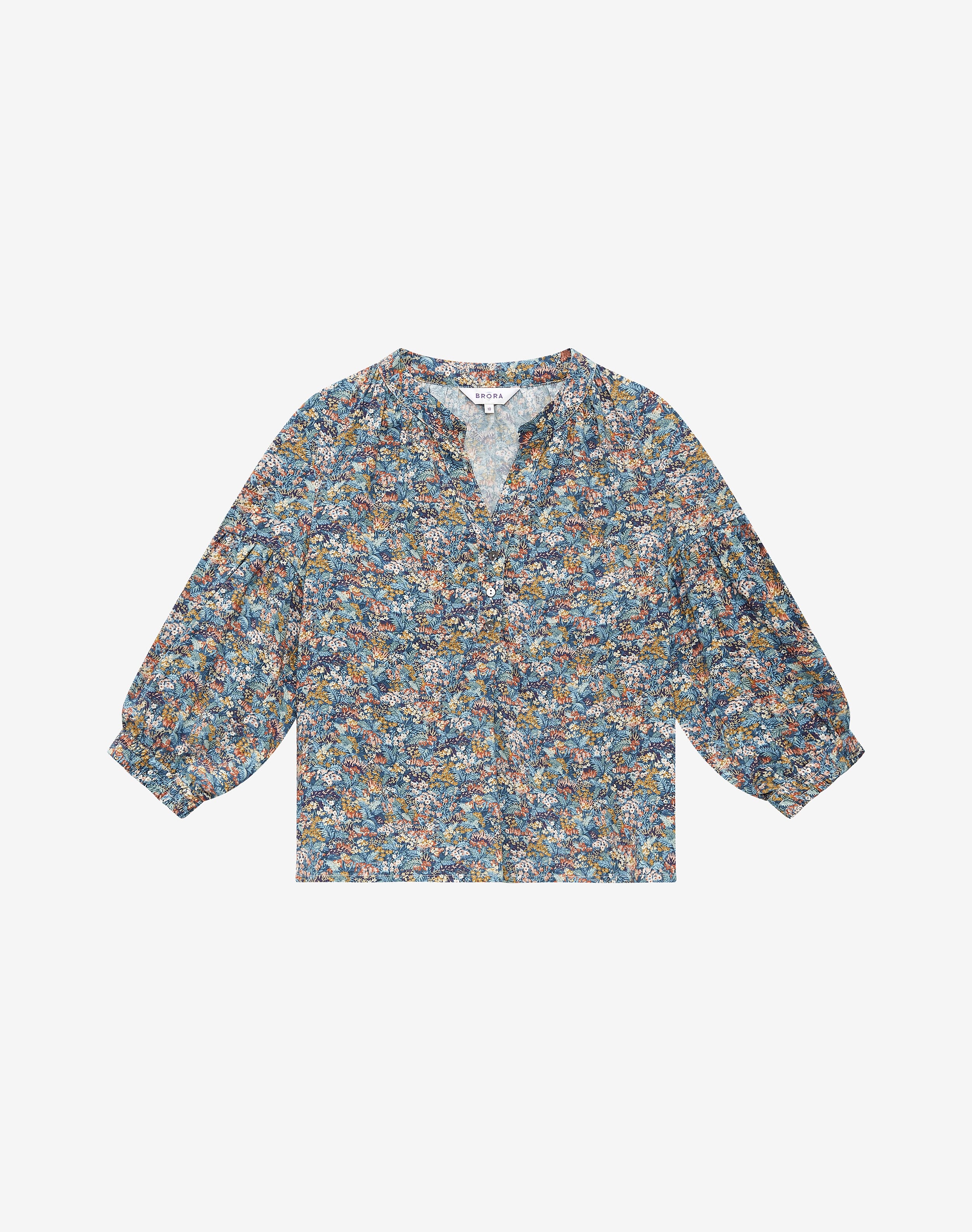 Liberty Print Blouse in Chambray Meadow | Shirts | Brora