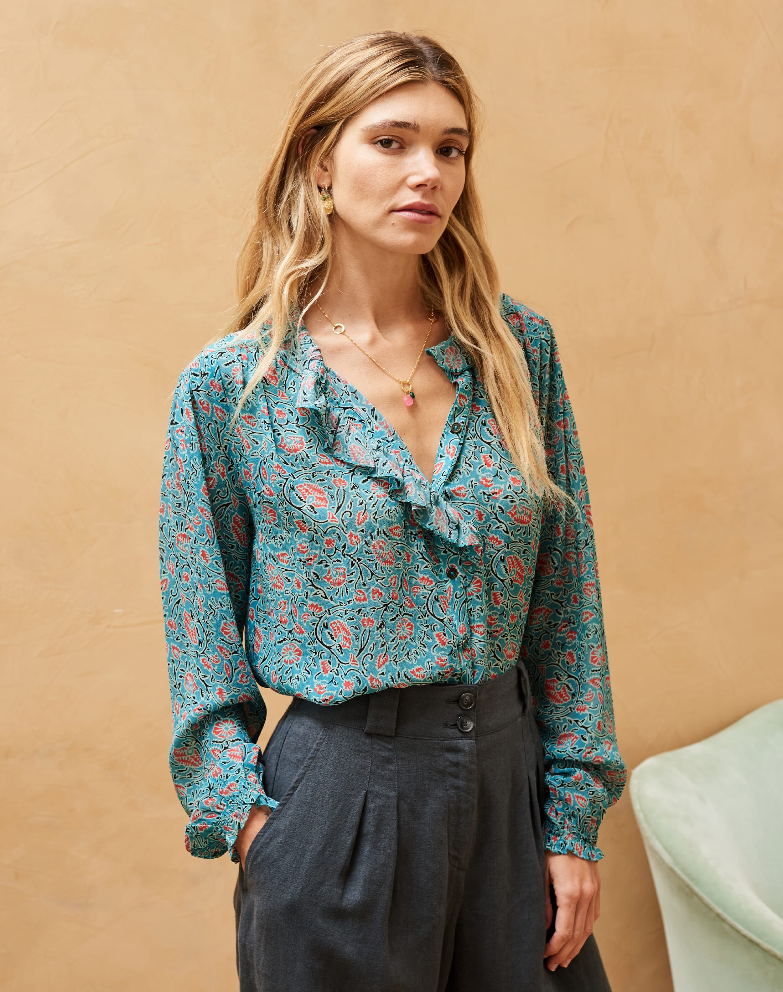 Women's Silk & Organic Cotton Blouses & Shirts | Brora