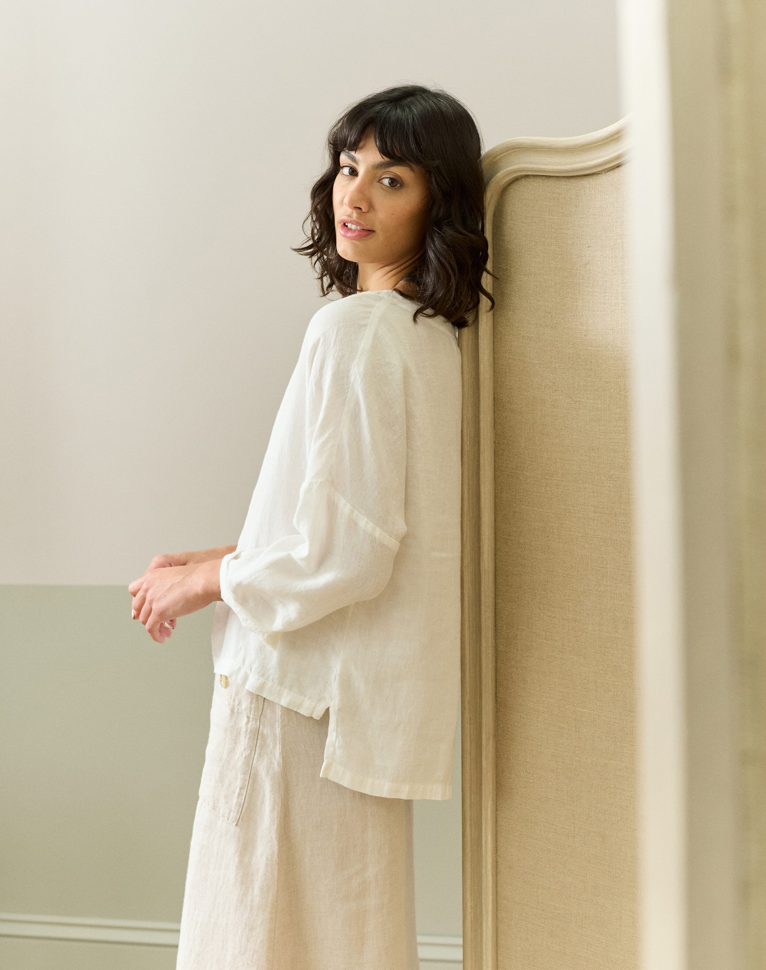 Brora Washed Linen Top