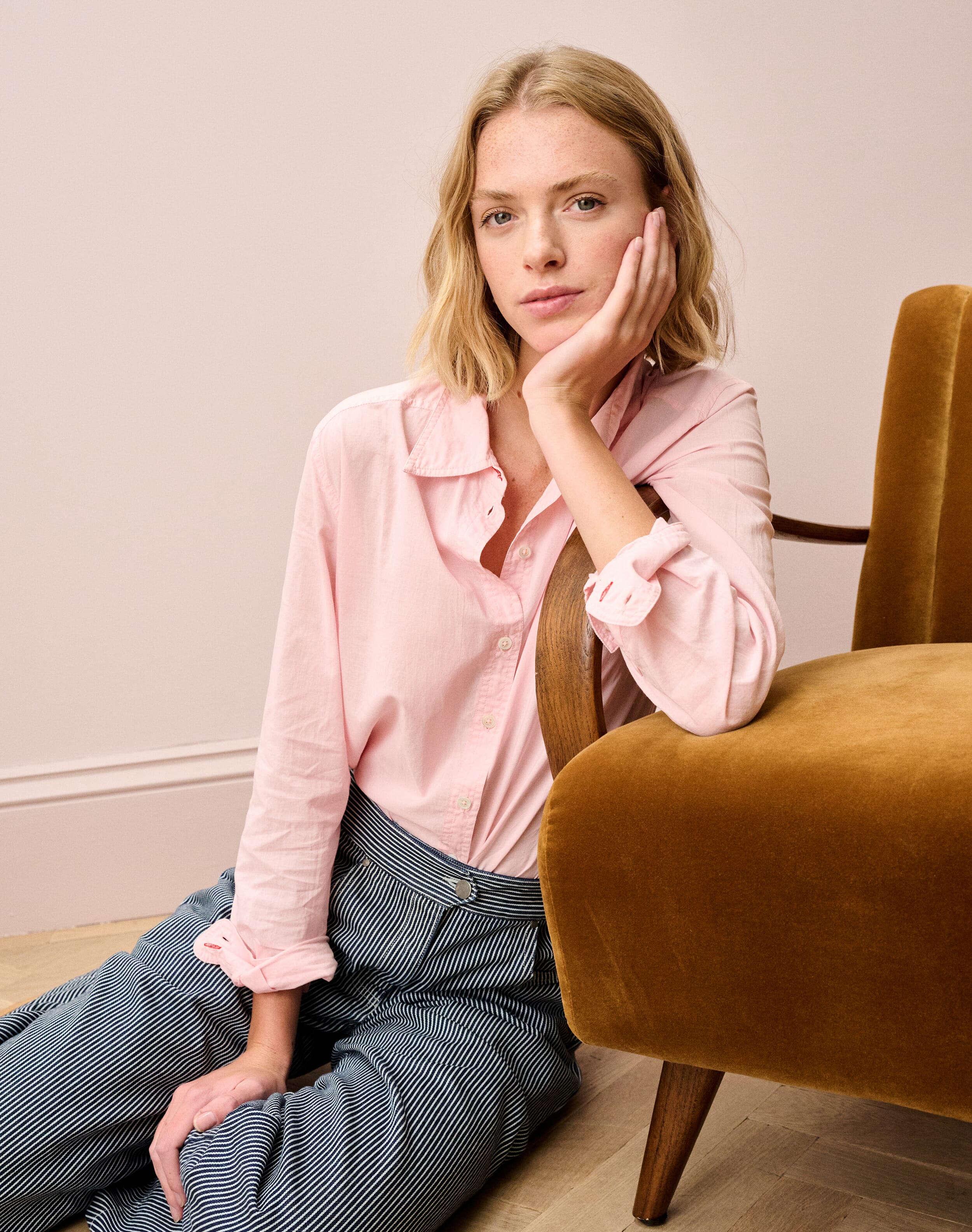 Brora Organic Cotton Shirt Blossom