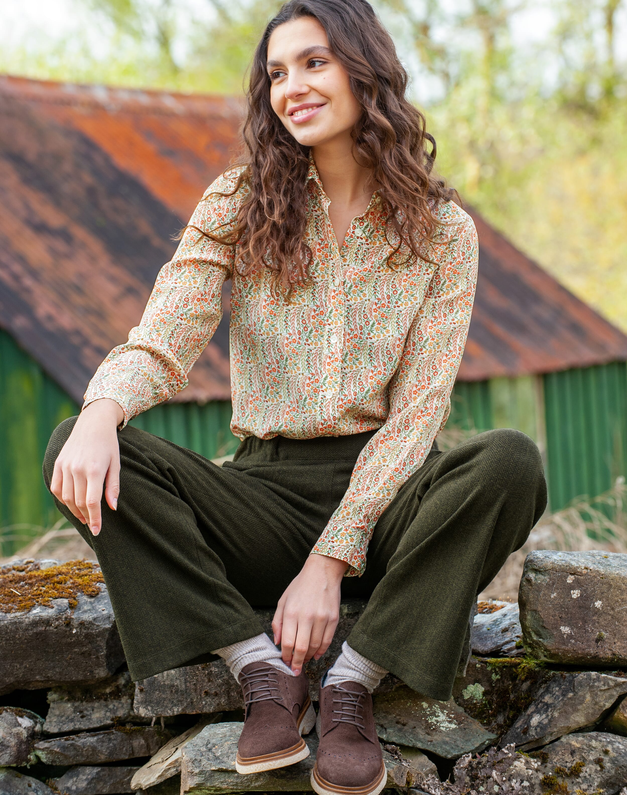 Women's Silk & Organic Cotton Blouses & Shirts | Brora