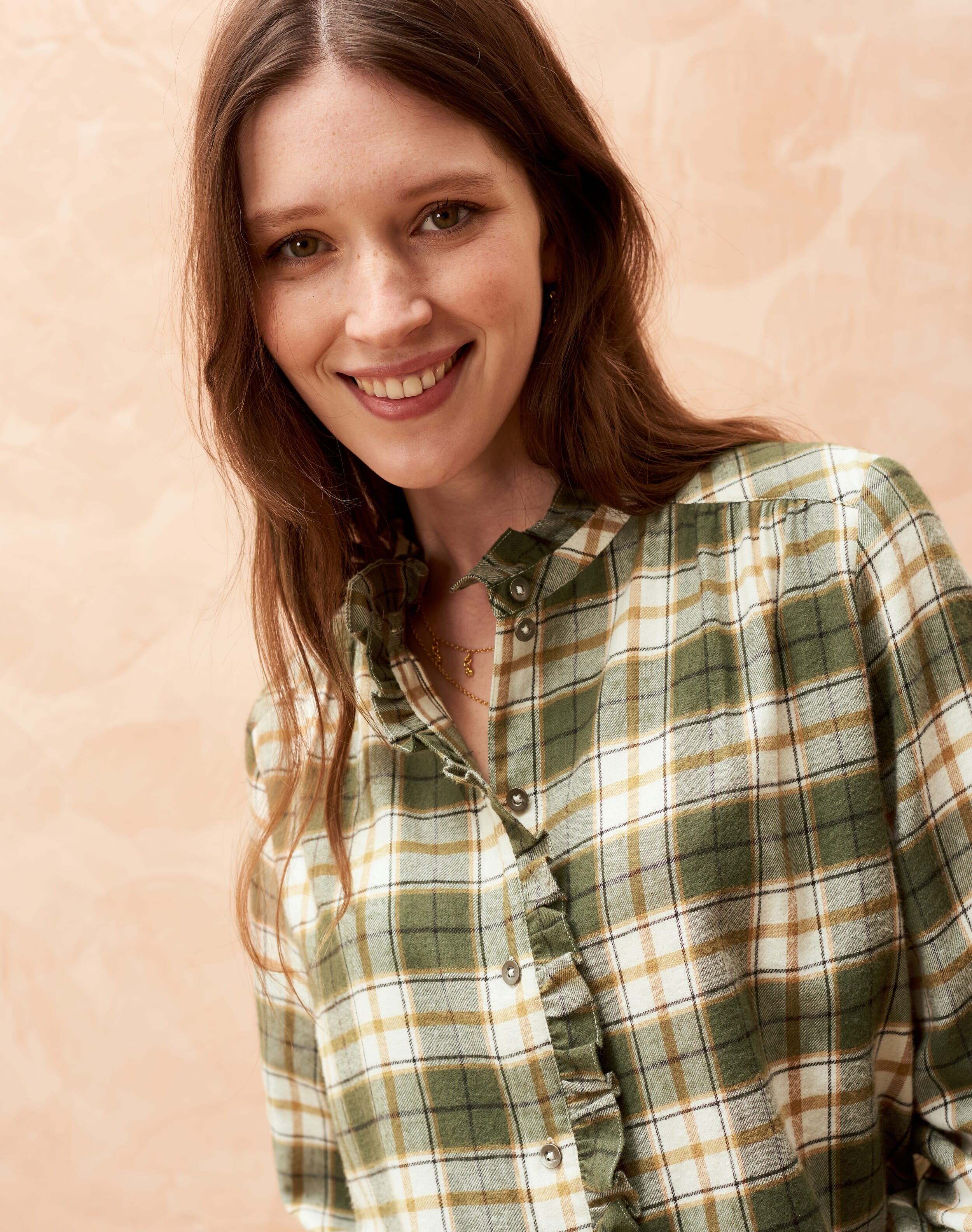 Bexley Plaid Cottage Blouse main image 1