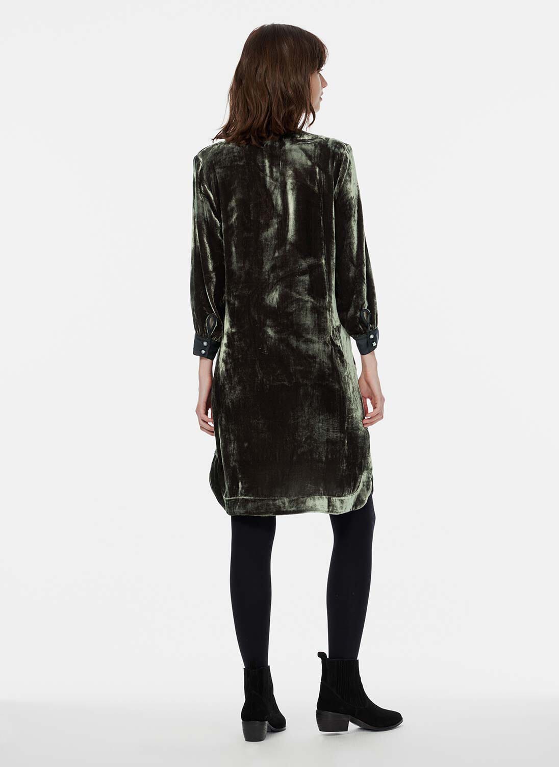 Silk Velvet Tunic Dress Brora