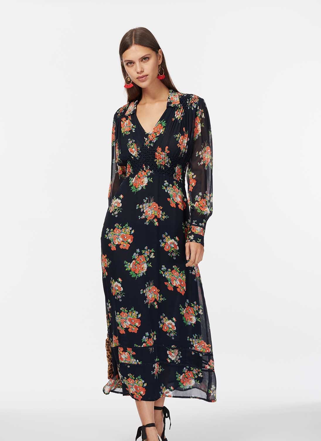 Brora silk chiffon dress online