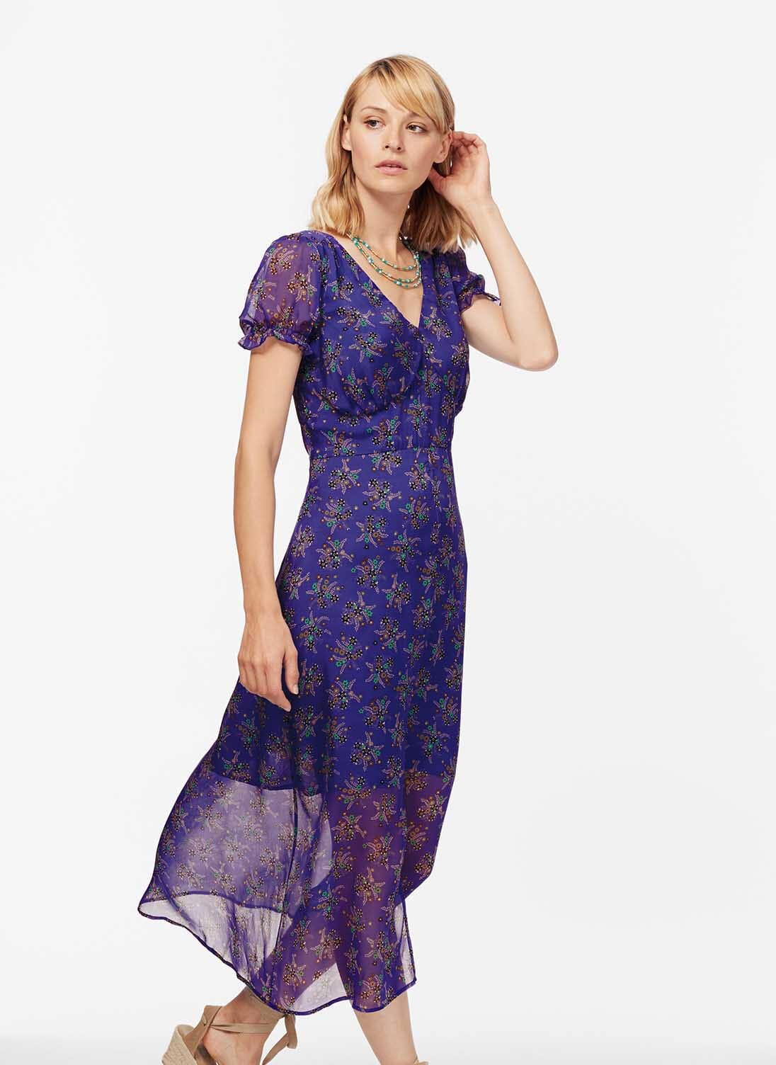 Brora silk chiffon dress store