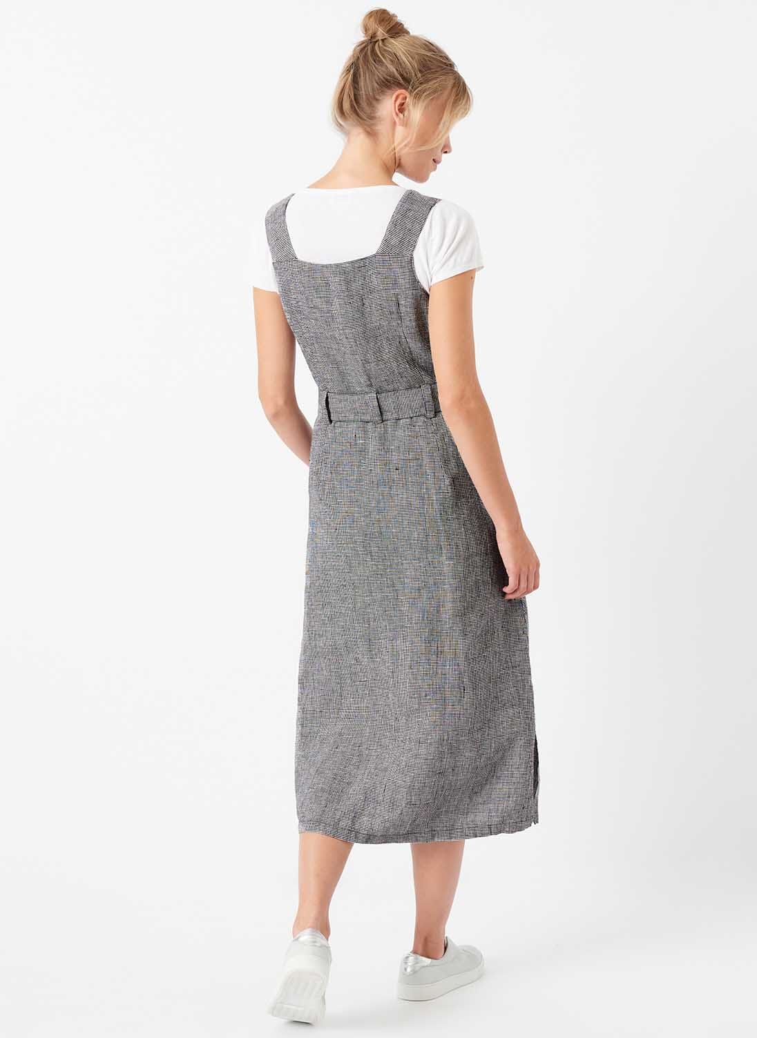 Brora pinafore dress top