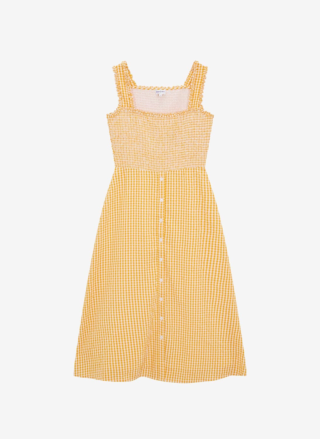 Brora gingham dress top