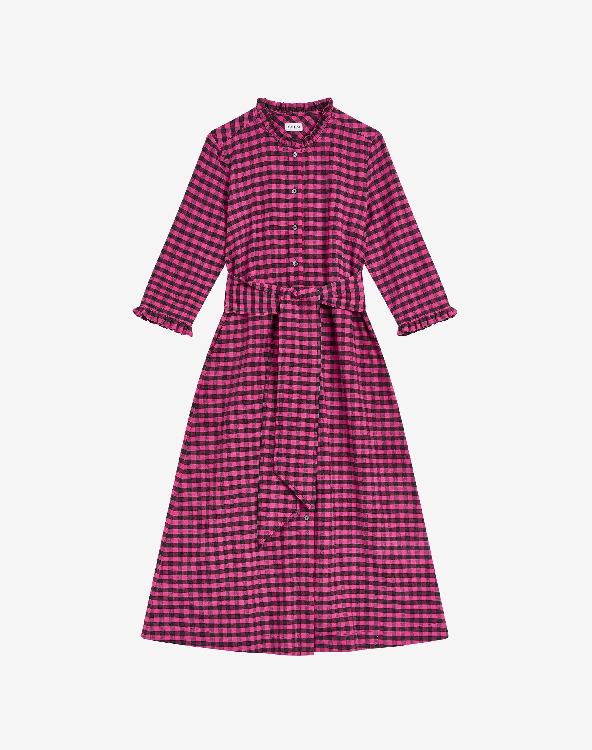 Brora gingham top dress