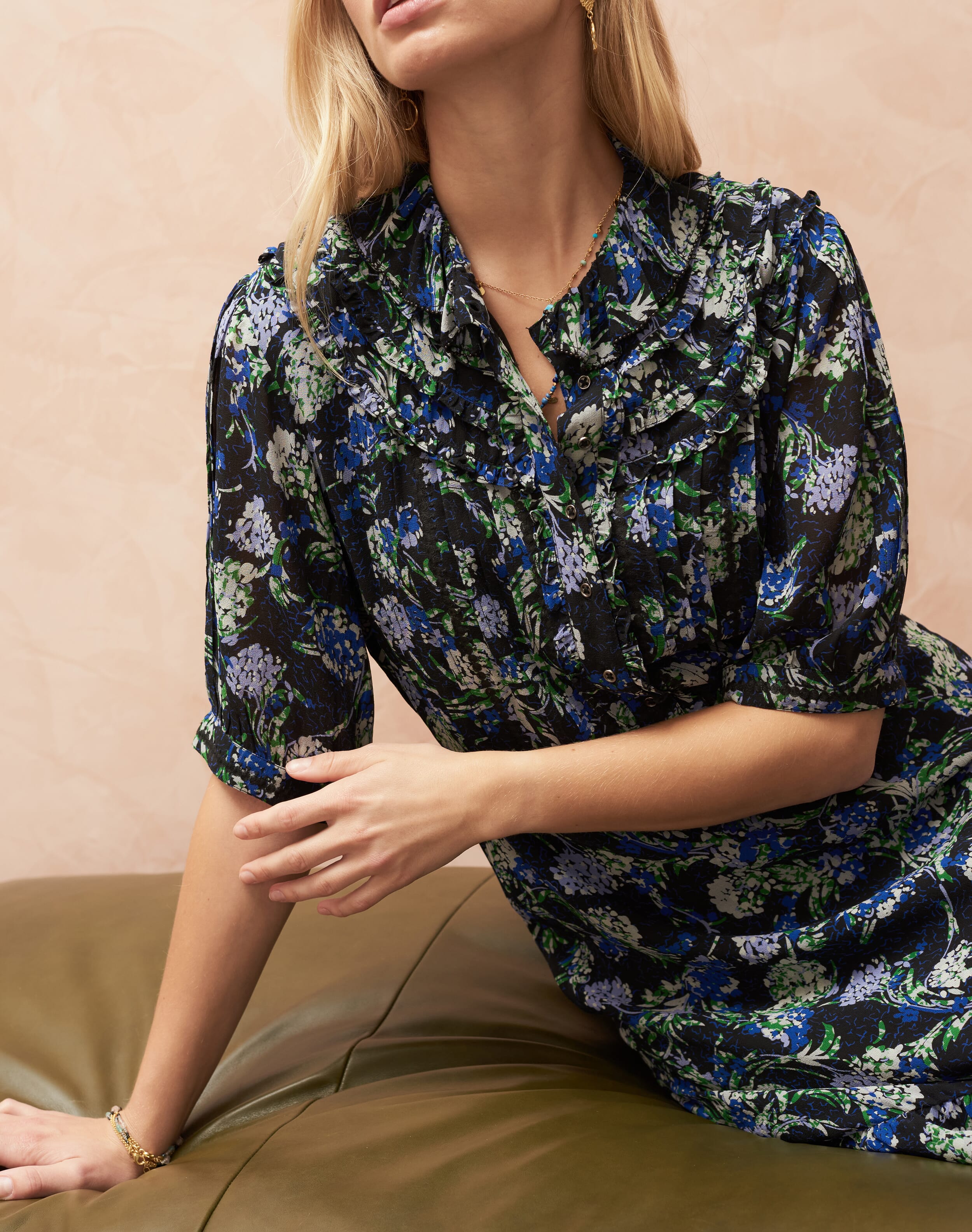 NON-DS3YT3263 FLORAL DRESS