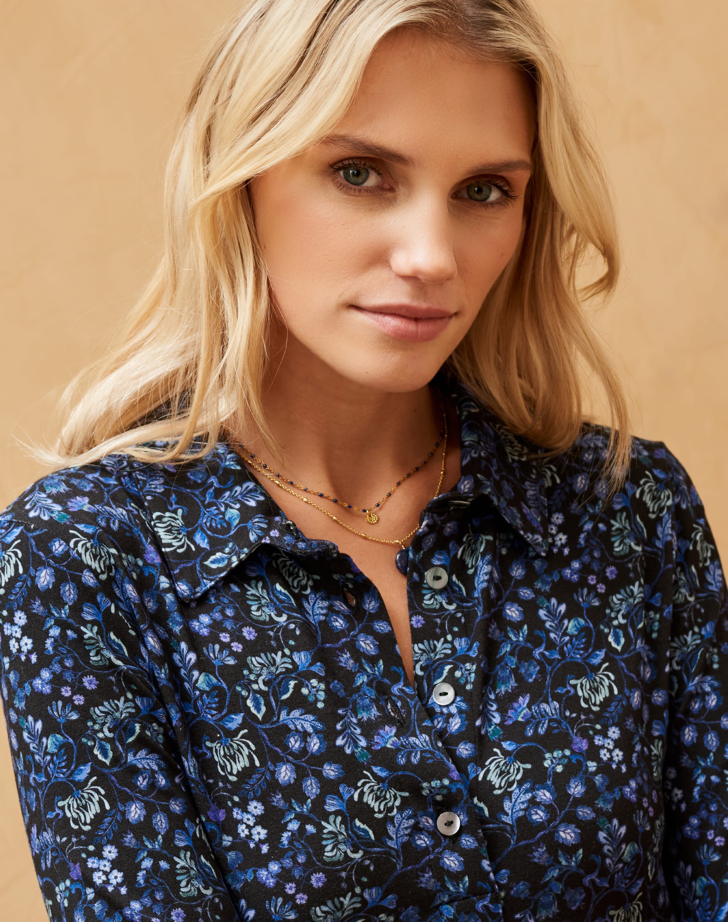 Half Half Liberty Print Dress