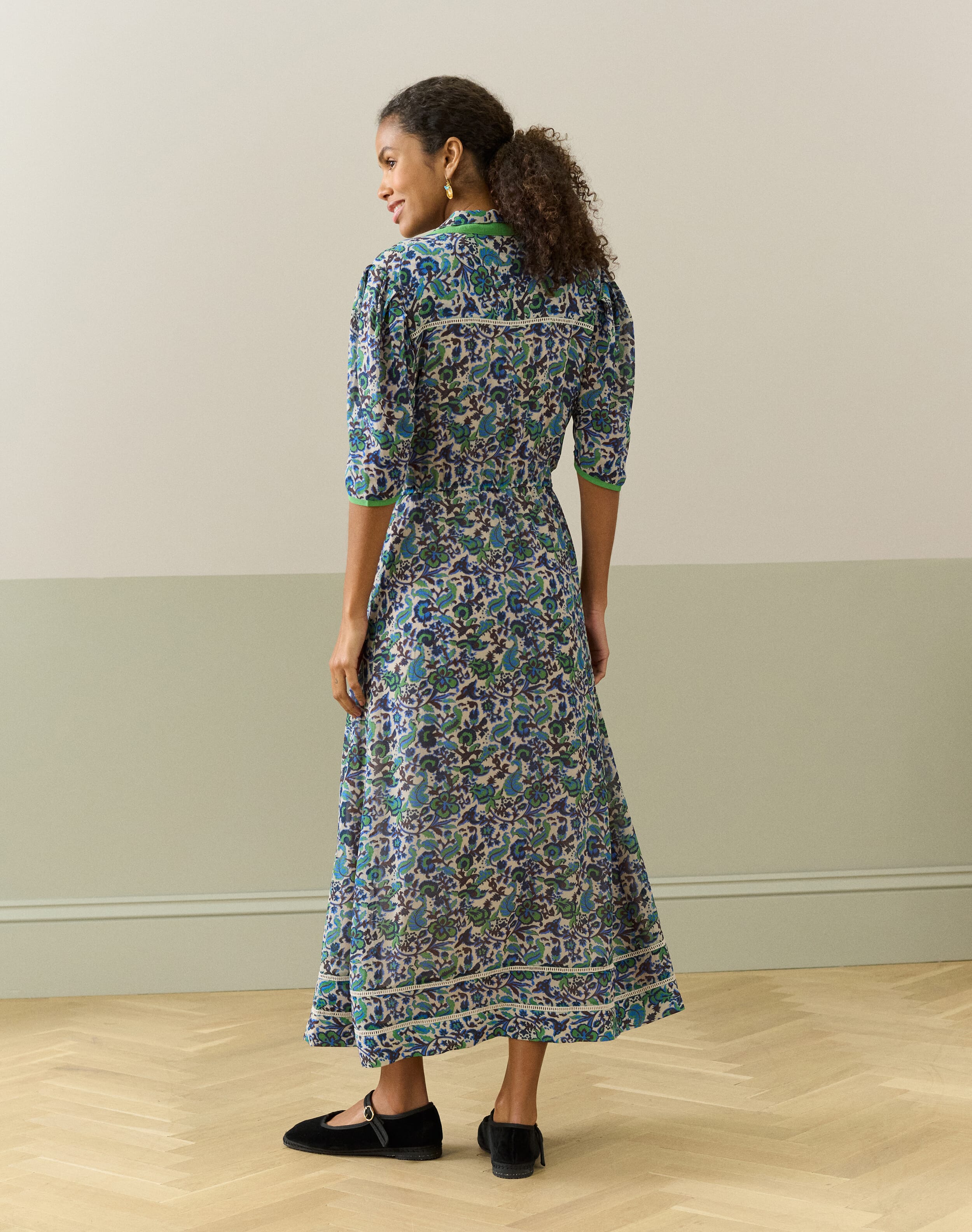 Leaves of Grass, New York Boca Raton silk dress