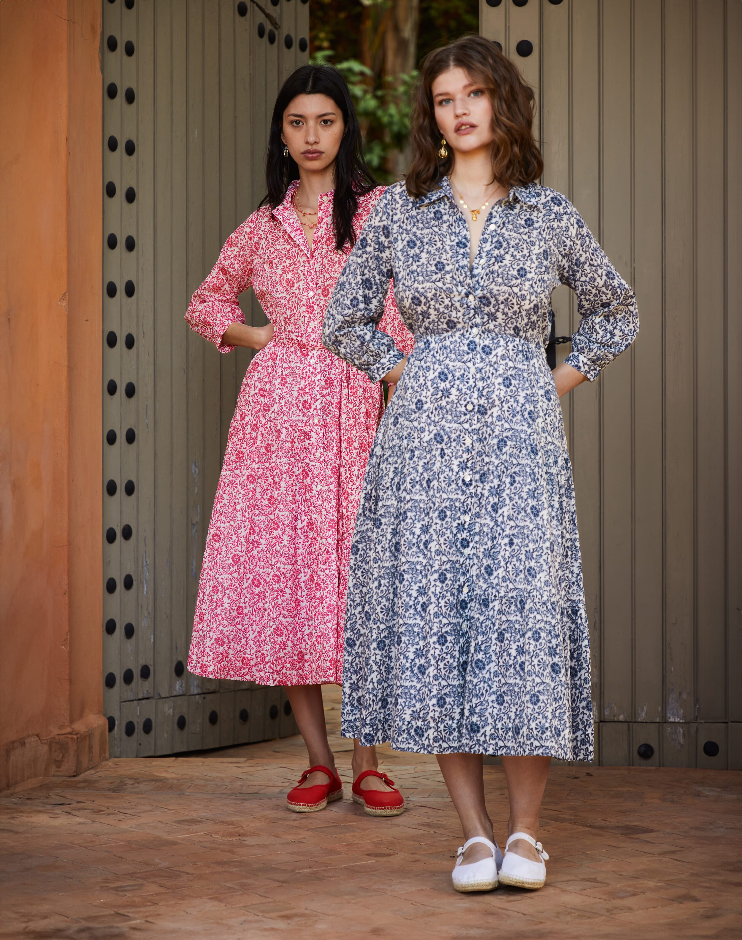 Organic Cotton Voile Shirt Dress in Midnight | Women's | Brora