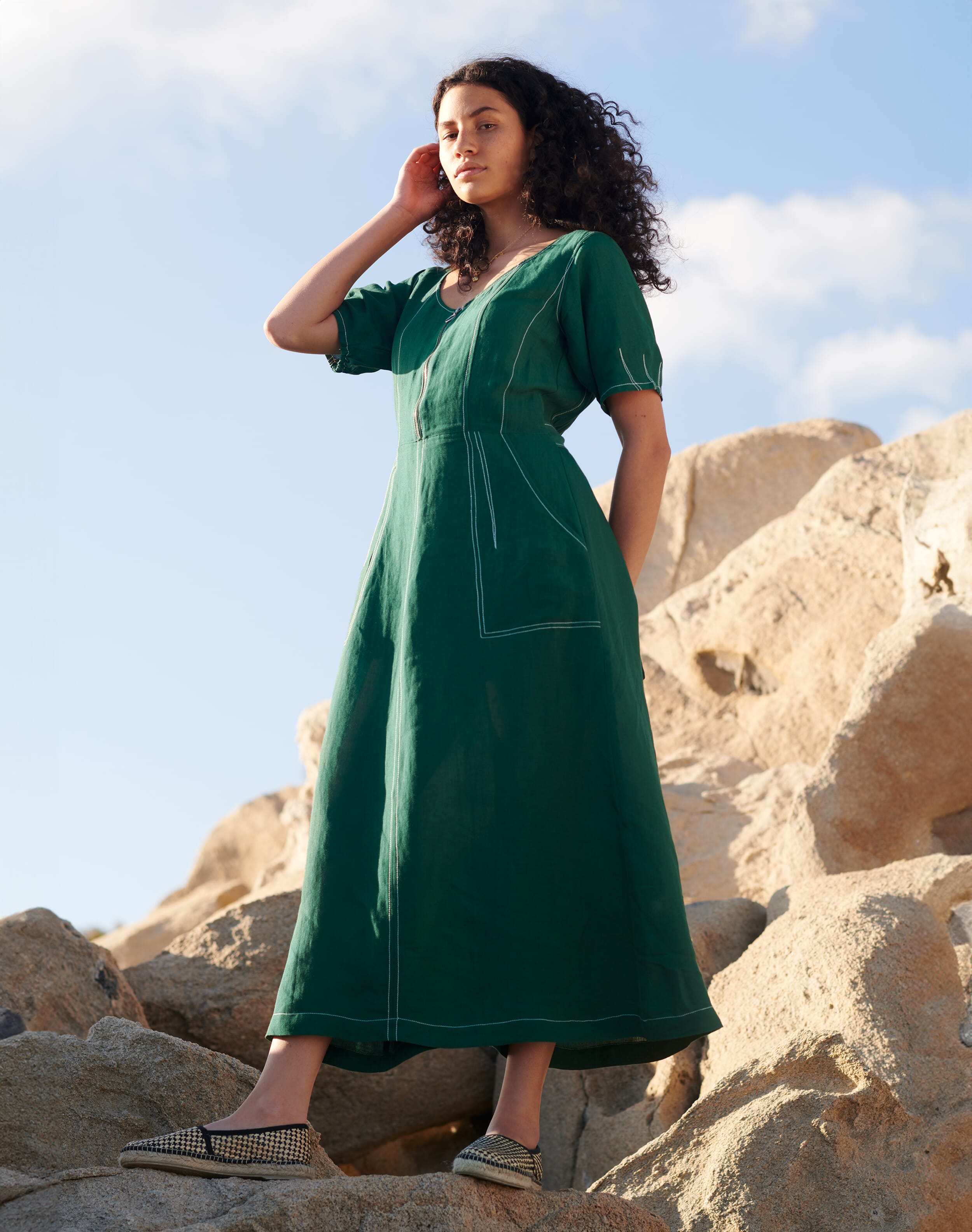 Women's Dresses | Silk Chiffon & Liberty Jersey Styles | Brora