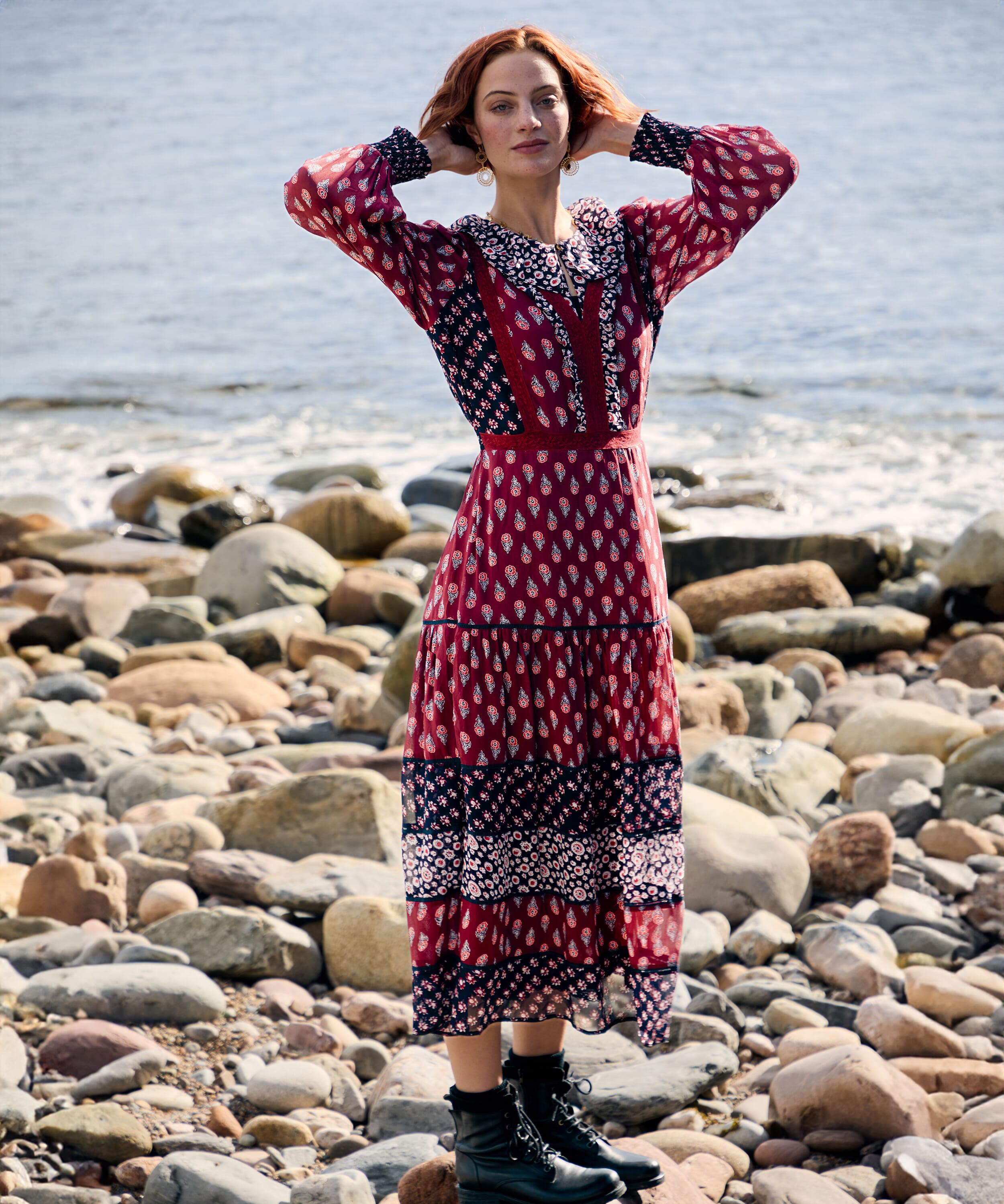 western shirt dress Wrangler Women's Fringe Long Sleeve Snap Mini Dress main image 0
