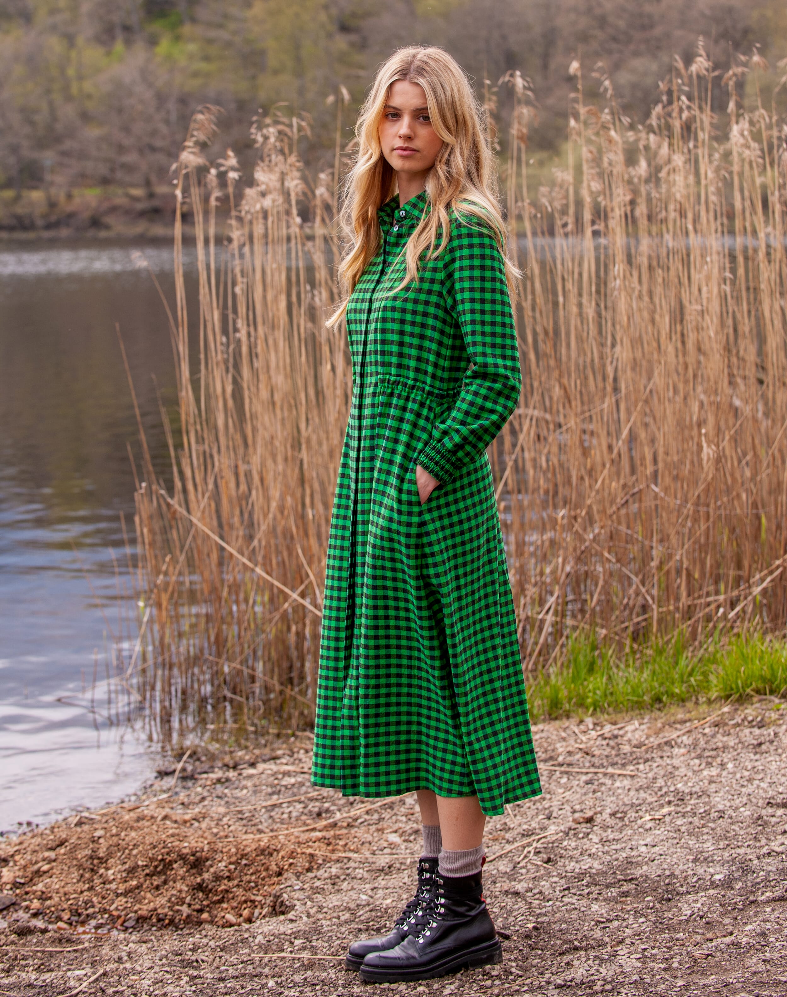 Brora new arrivals gingham dress
