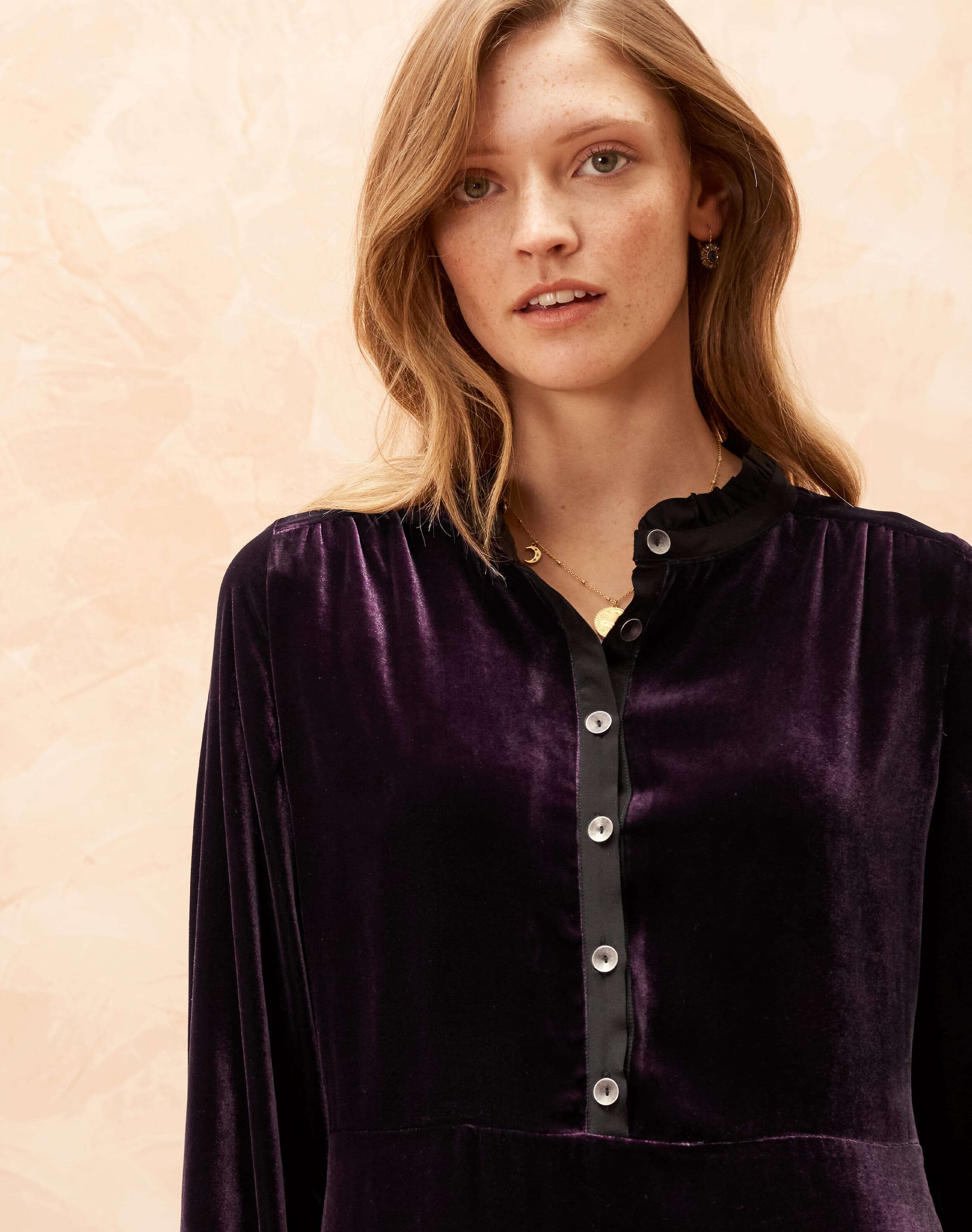 Navy Silk Velvet Dress Women s Dresses Brora Fashion