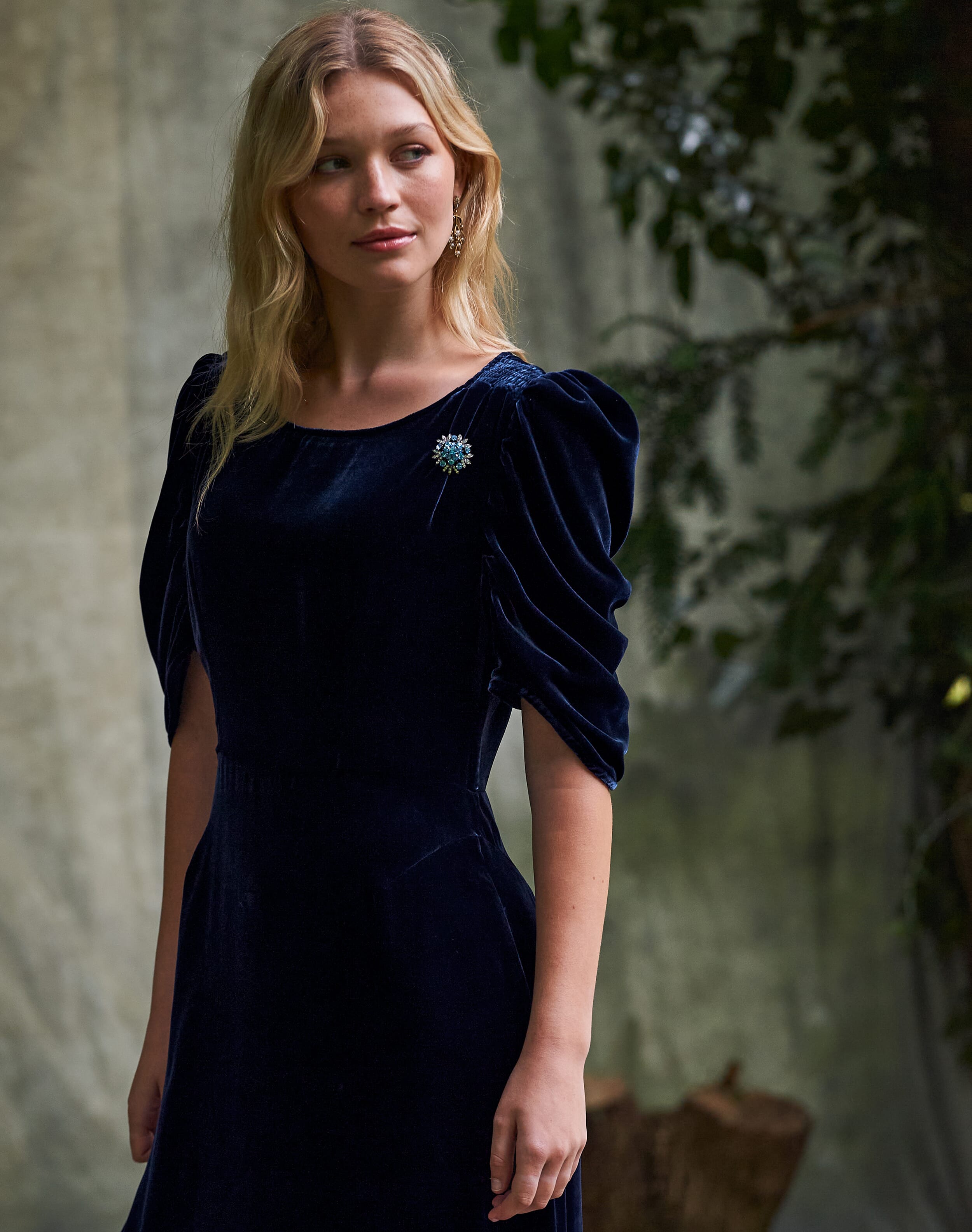 Brora Silk Velvet Dress