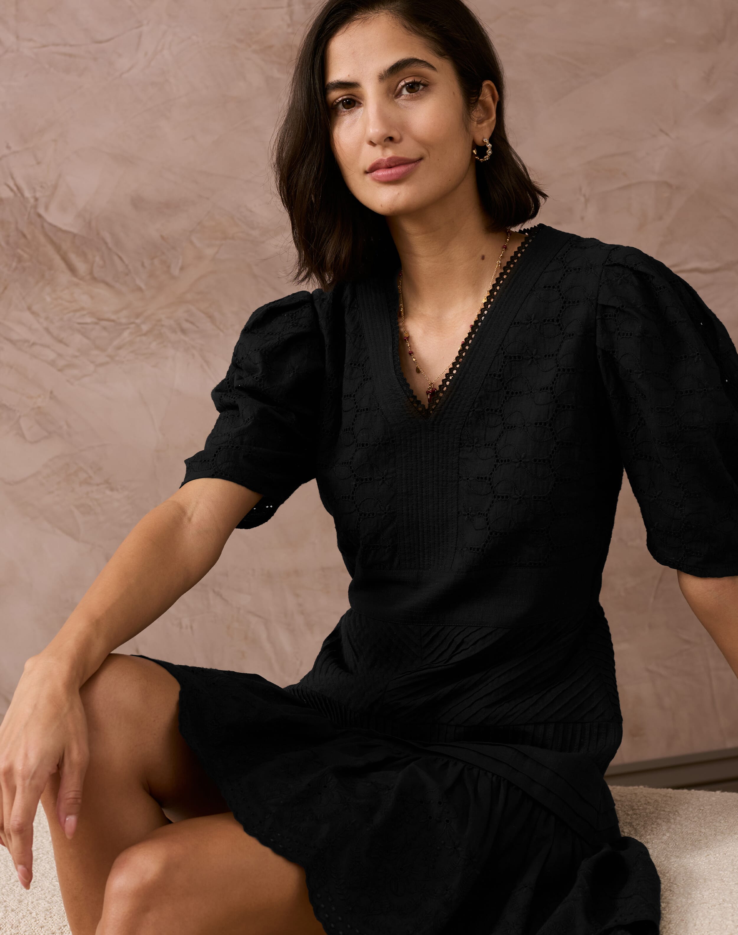 Brora Broderie Anglaise Dress
