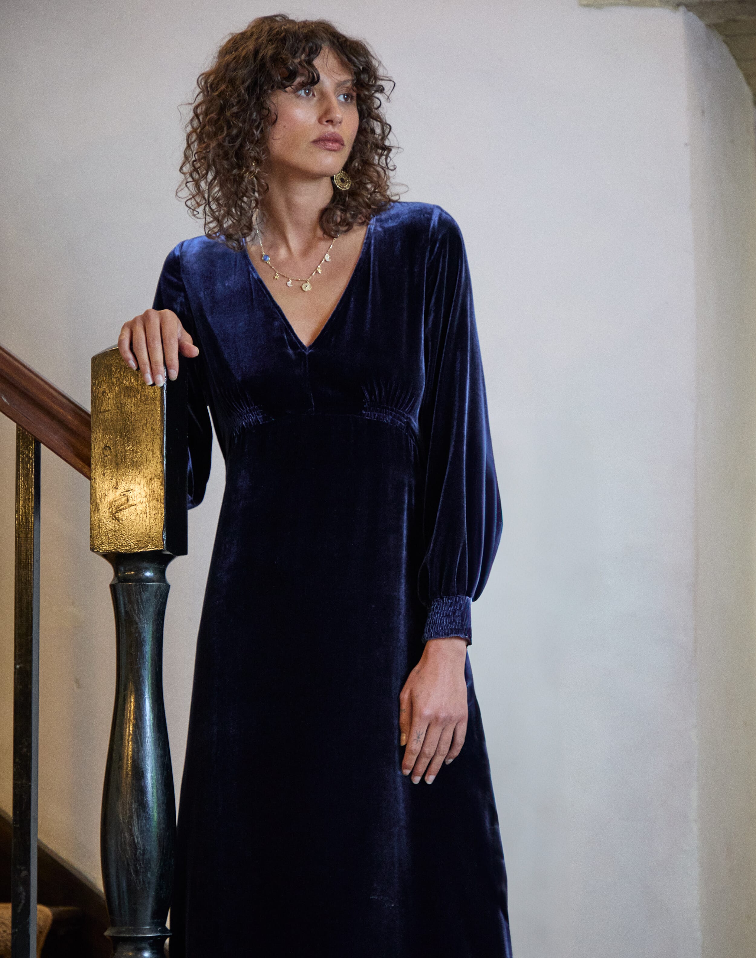 Brora Silk Velvet Dress