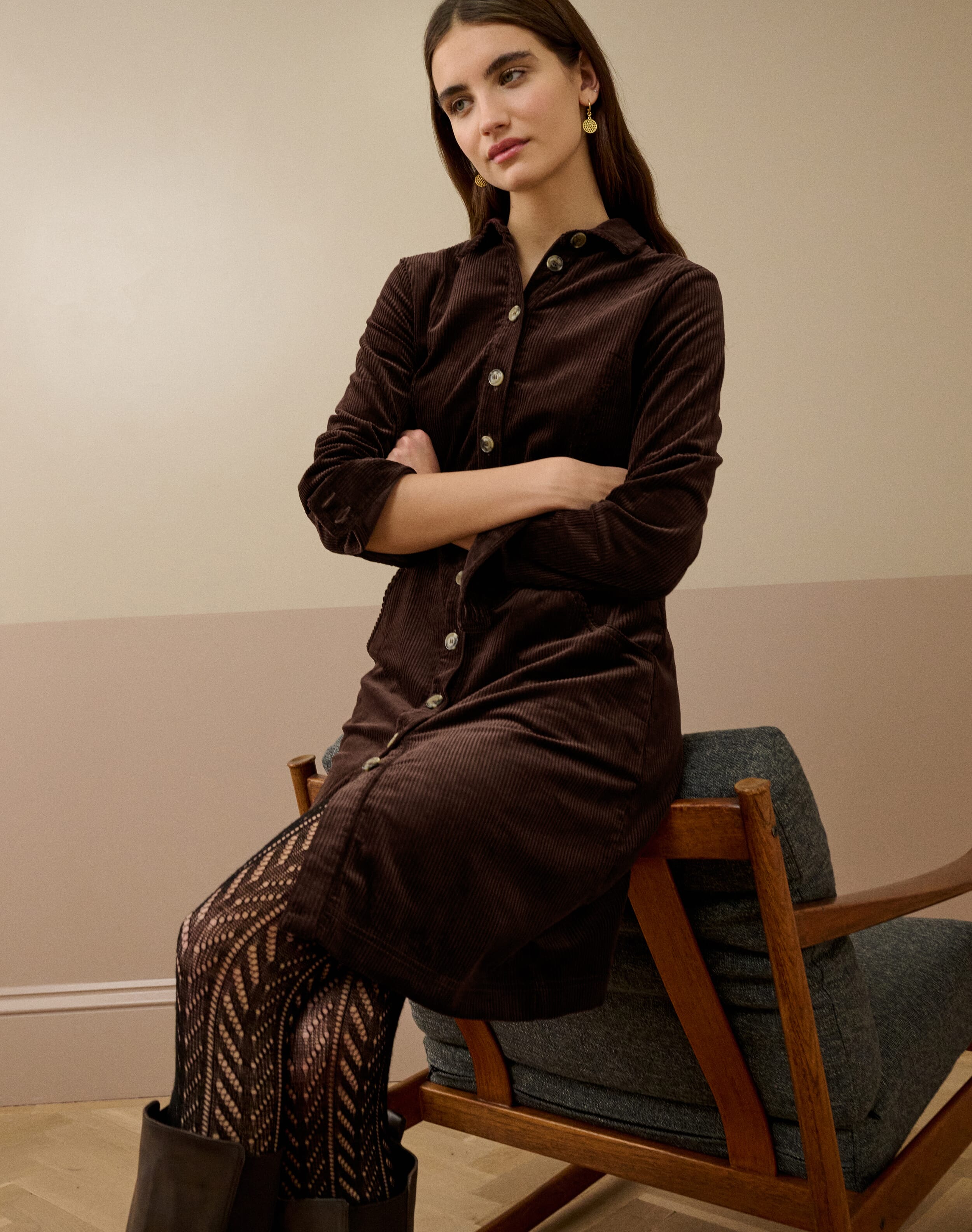 Brora Liberty Print Jersey Shirt Dress botanic - 5