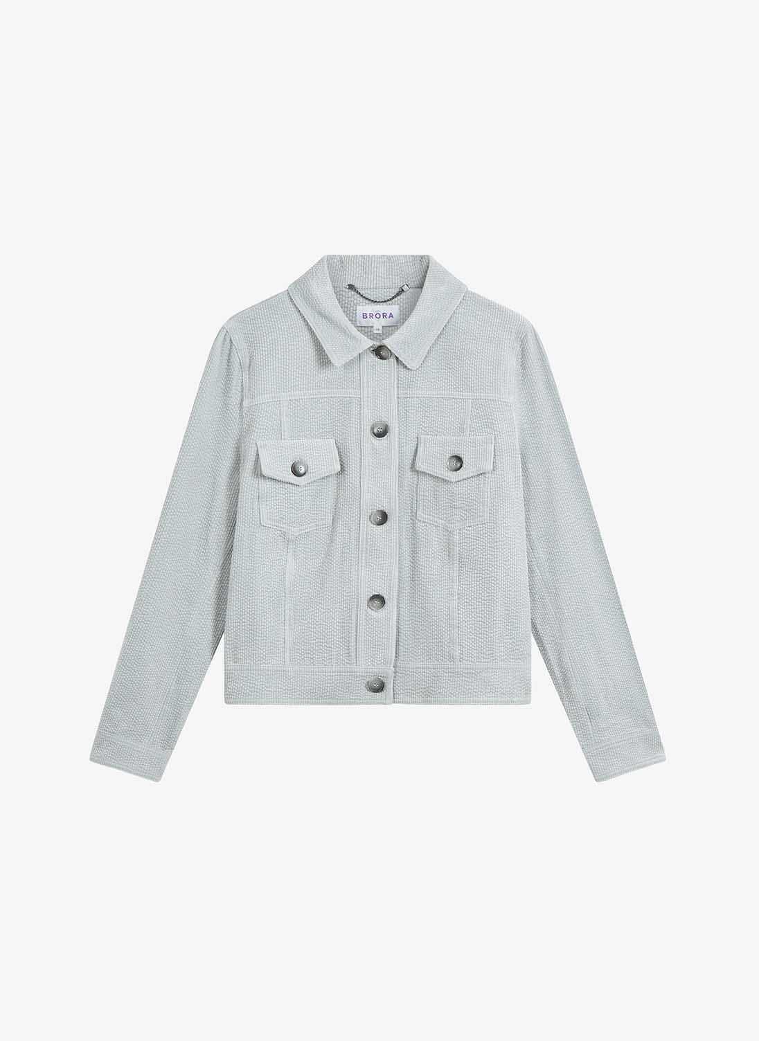 Putty Corduroy Utility Jacket | Women's Jackets | Brora UK