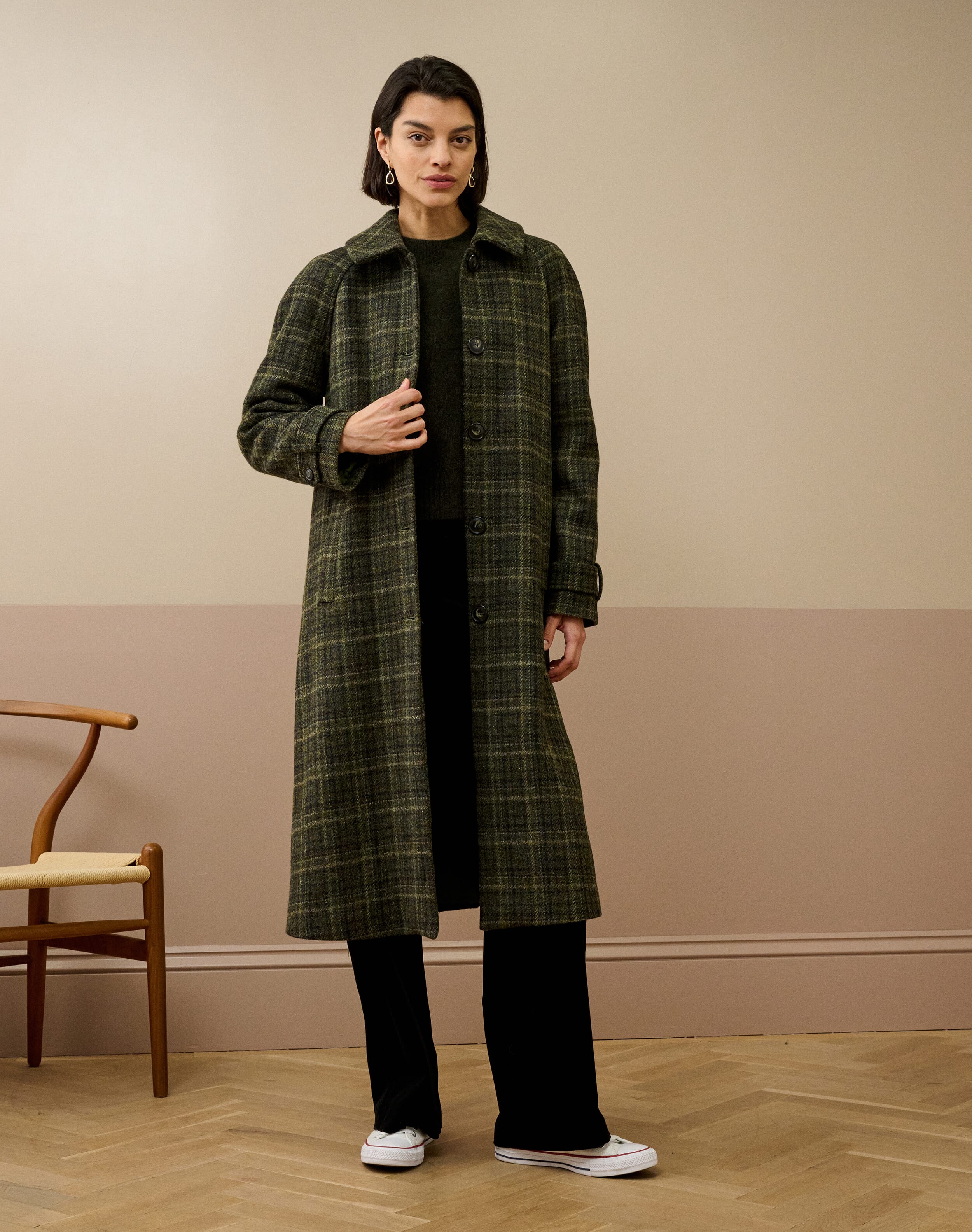 70's Tweed Check Coat チェック コート 70´s Tweed Check Coat チェック コート