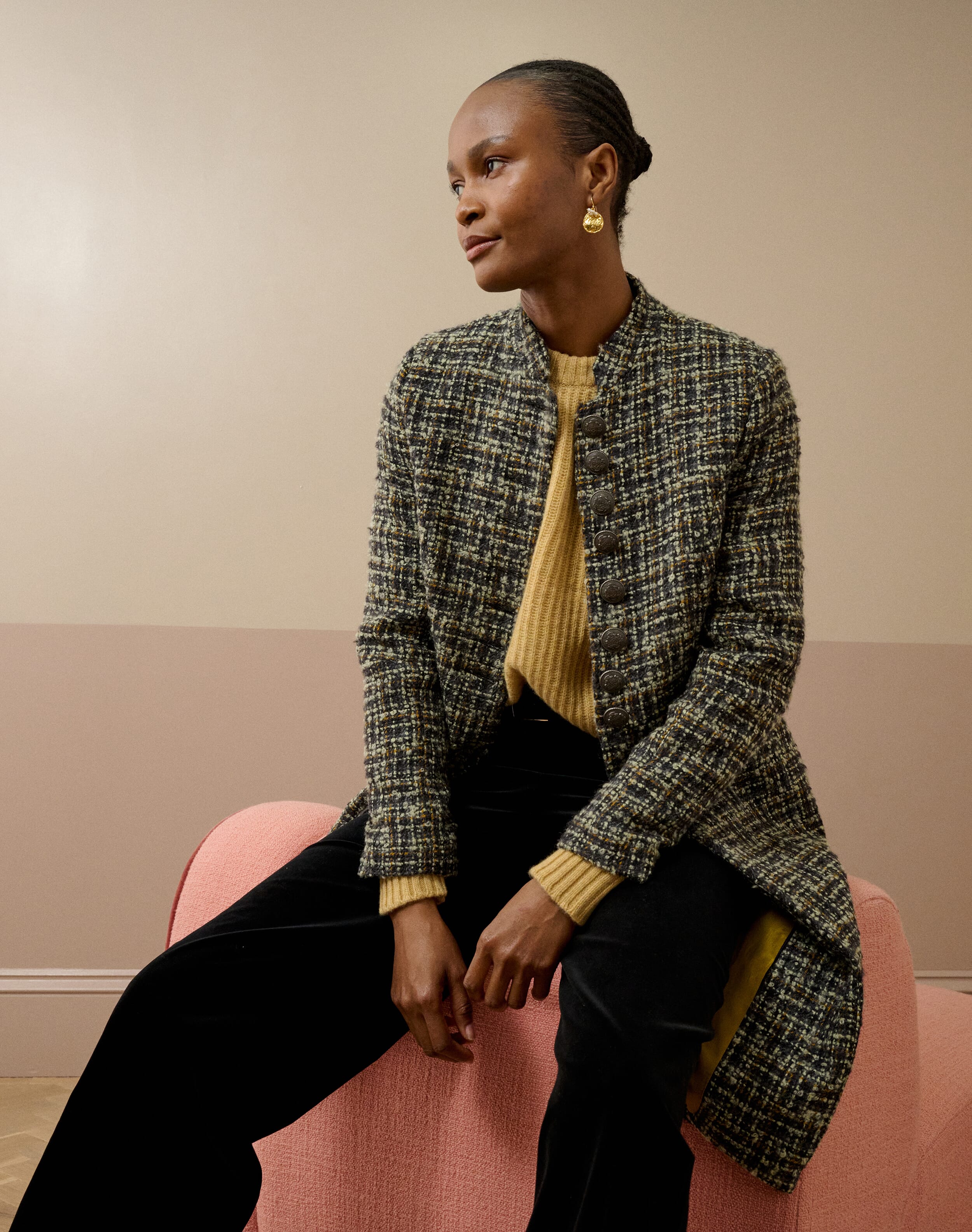 Stole Wool Coat モカ TODAYFUL Stole Wool Coat ストールウールコート(モカ)